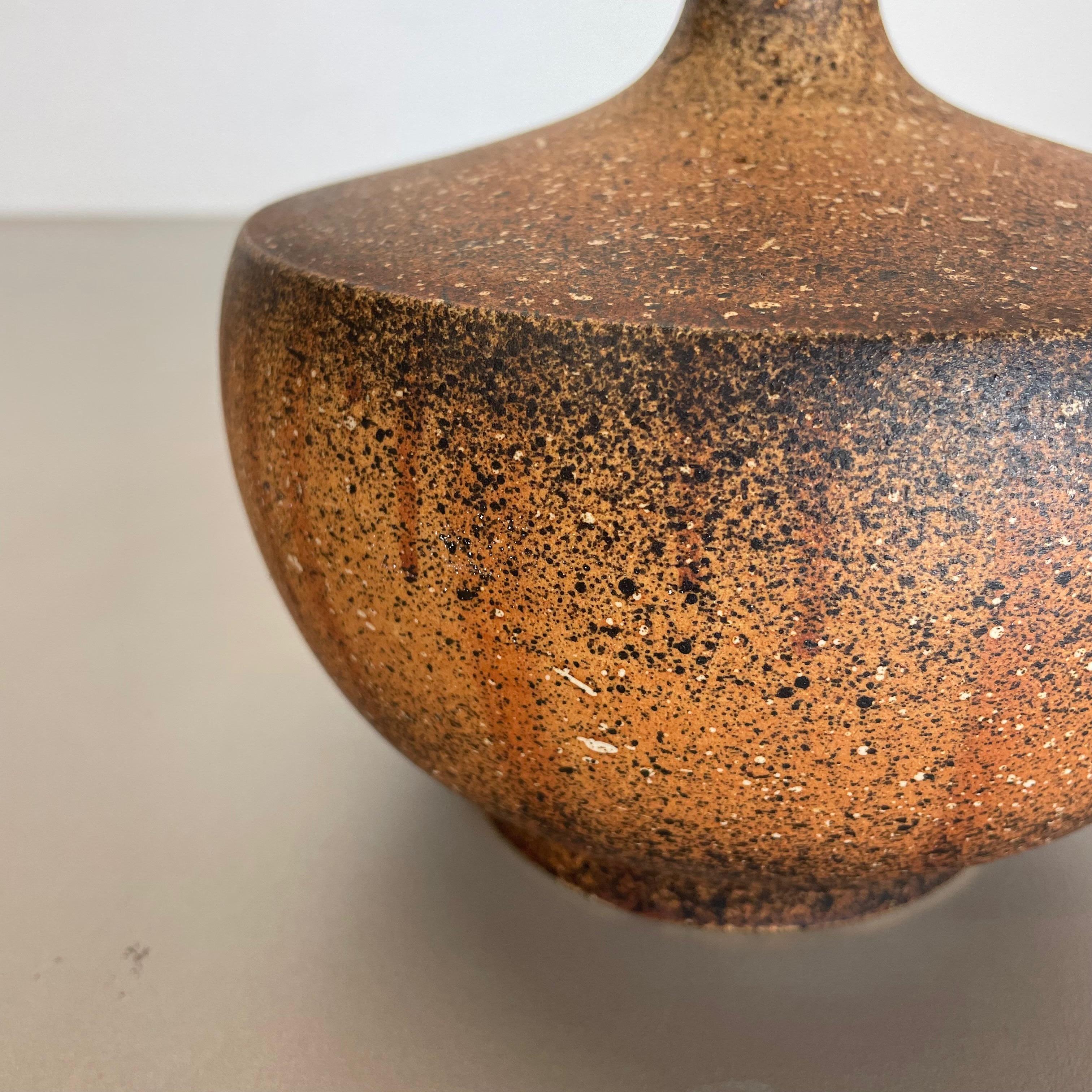 Abstract Ceramic Studio Pottery Ufo Vase by Gerhard Liebenthron, Germany, 1980s 5
