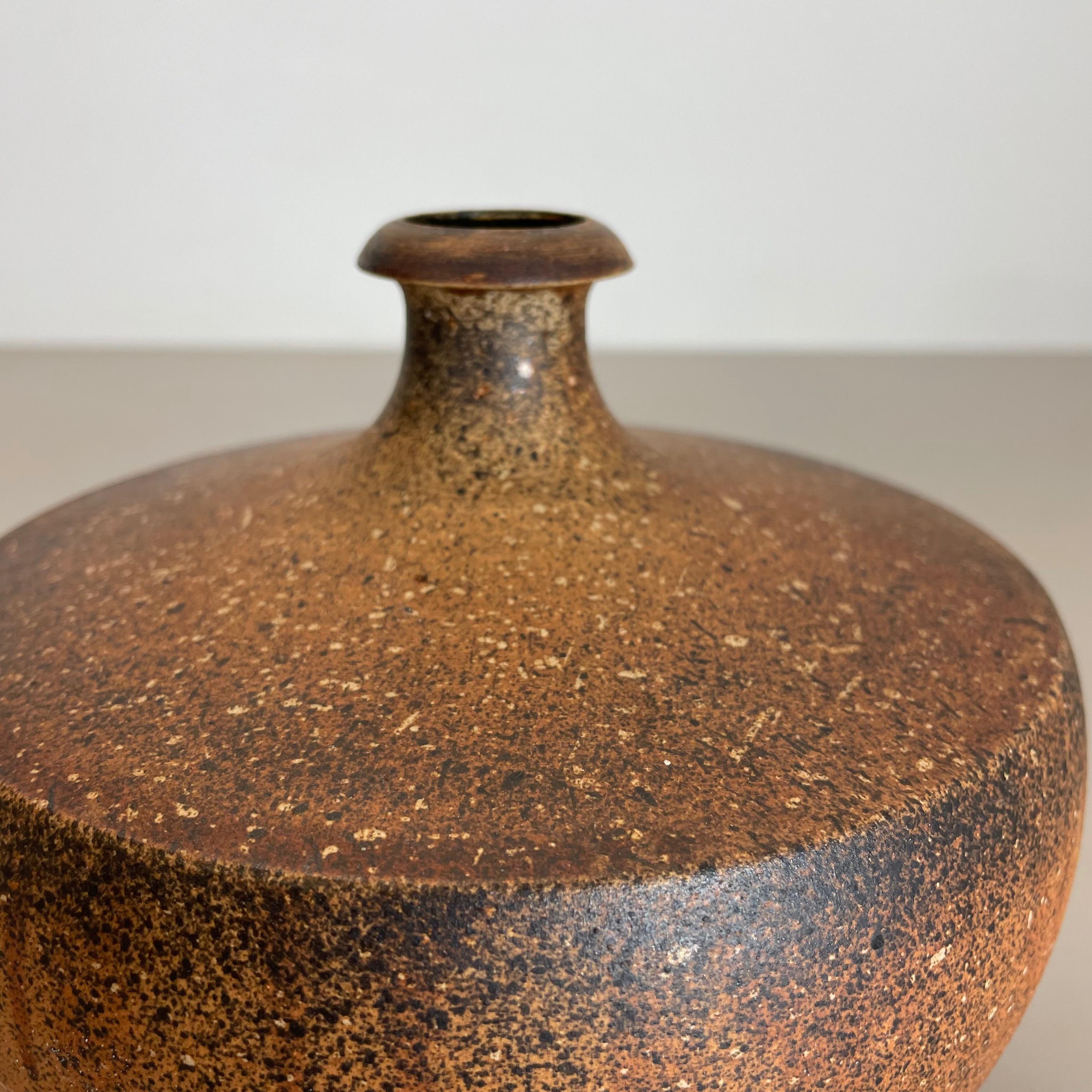 Abstract Ceramic Studio Pottery Ufo Vase by Gerhard Liebenthron, Germany, 1980s 6