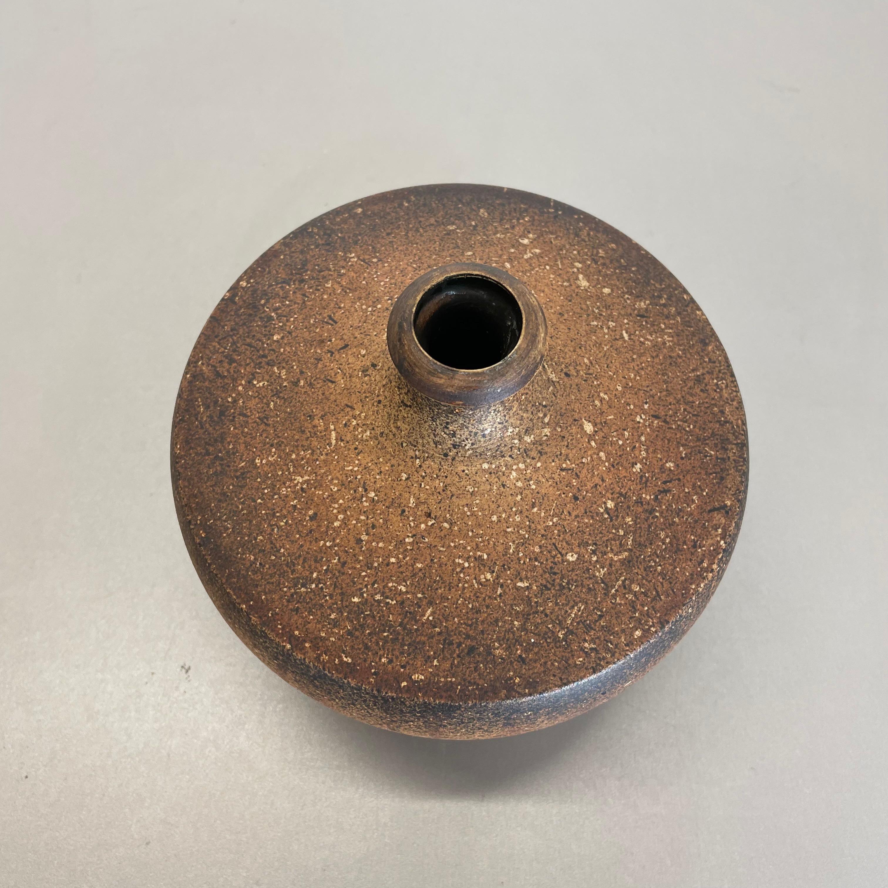 Abstract Ceramic Studio Pottery Ufo Vase by Gerhard Liebenthron, Germany, 1980s 8