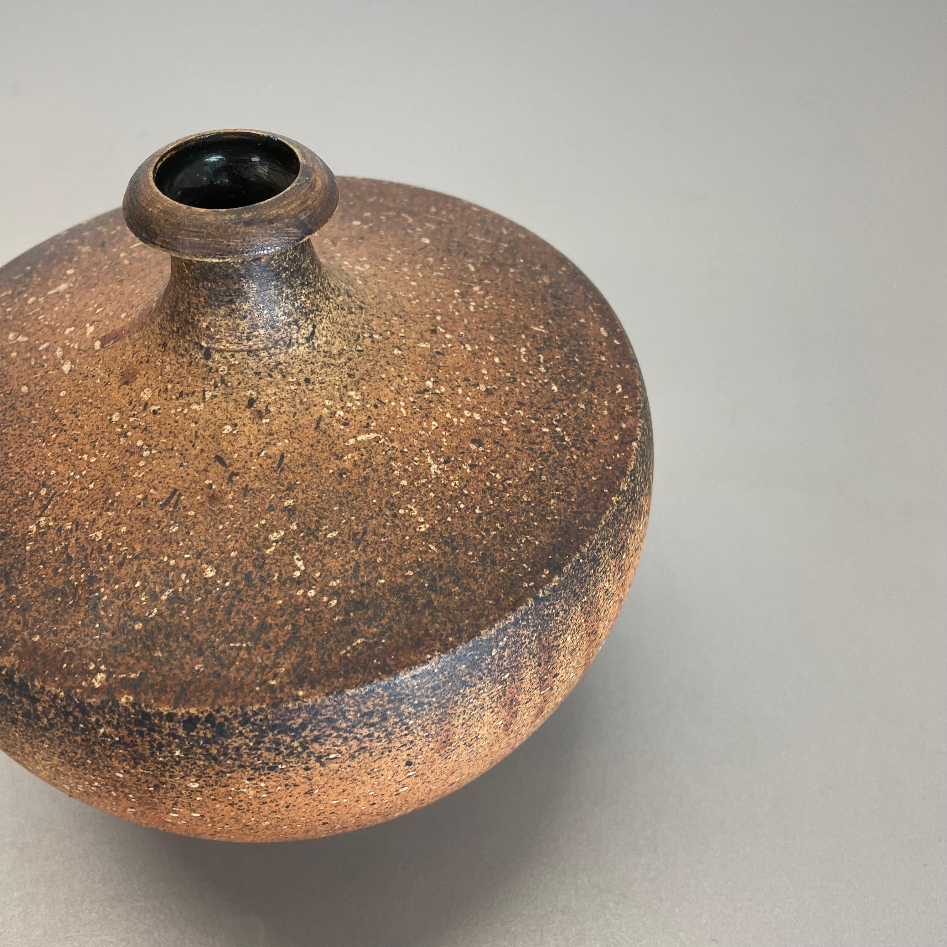Abstract Ceramic Studio Pottery Ufo Vase by Gerhard Liebenthron, Germany, 1980s 1