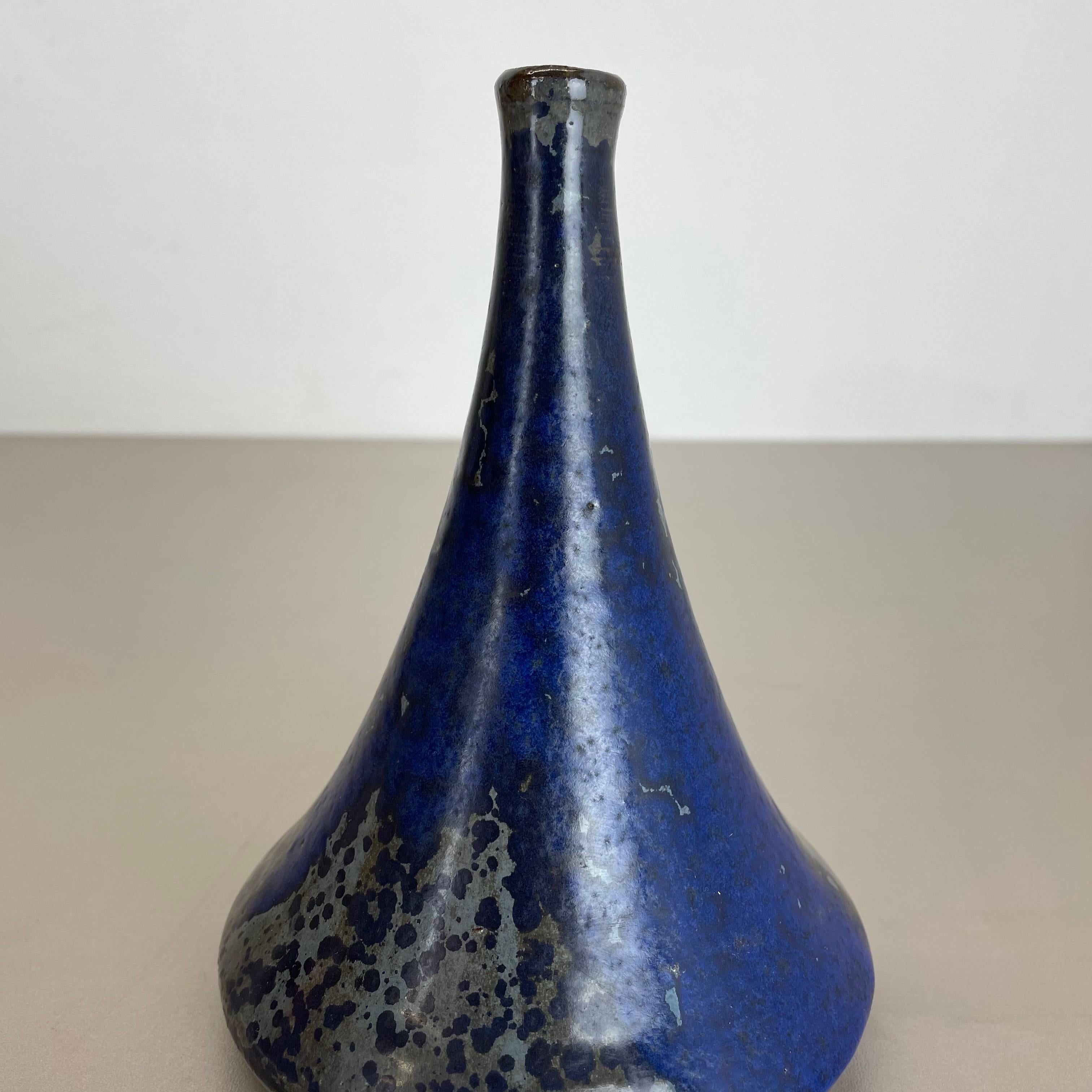 Abstract Ceramic Studio Pottery Vase by Gerhard Liebenthron, Germany, 1960s For Sale 6