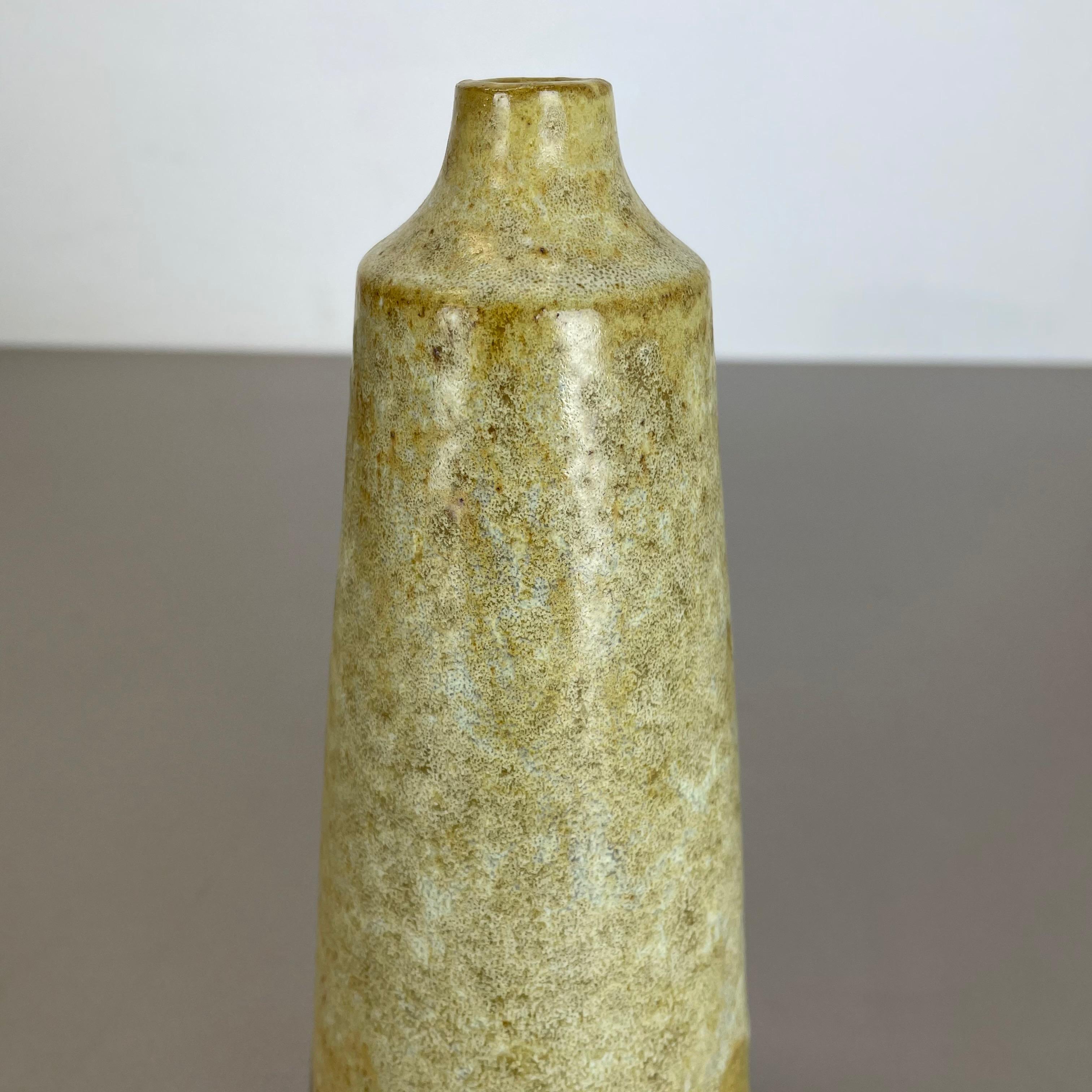 Abstract Ceramic Studio Pottery Vase by Gerhard Liebenthron, Germany, 1960s For Sale 8
