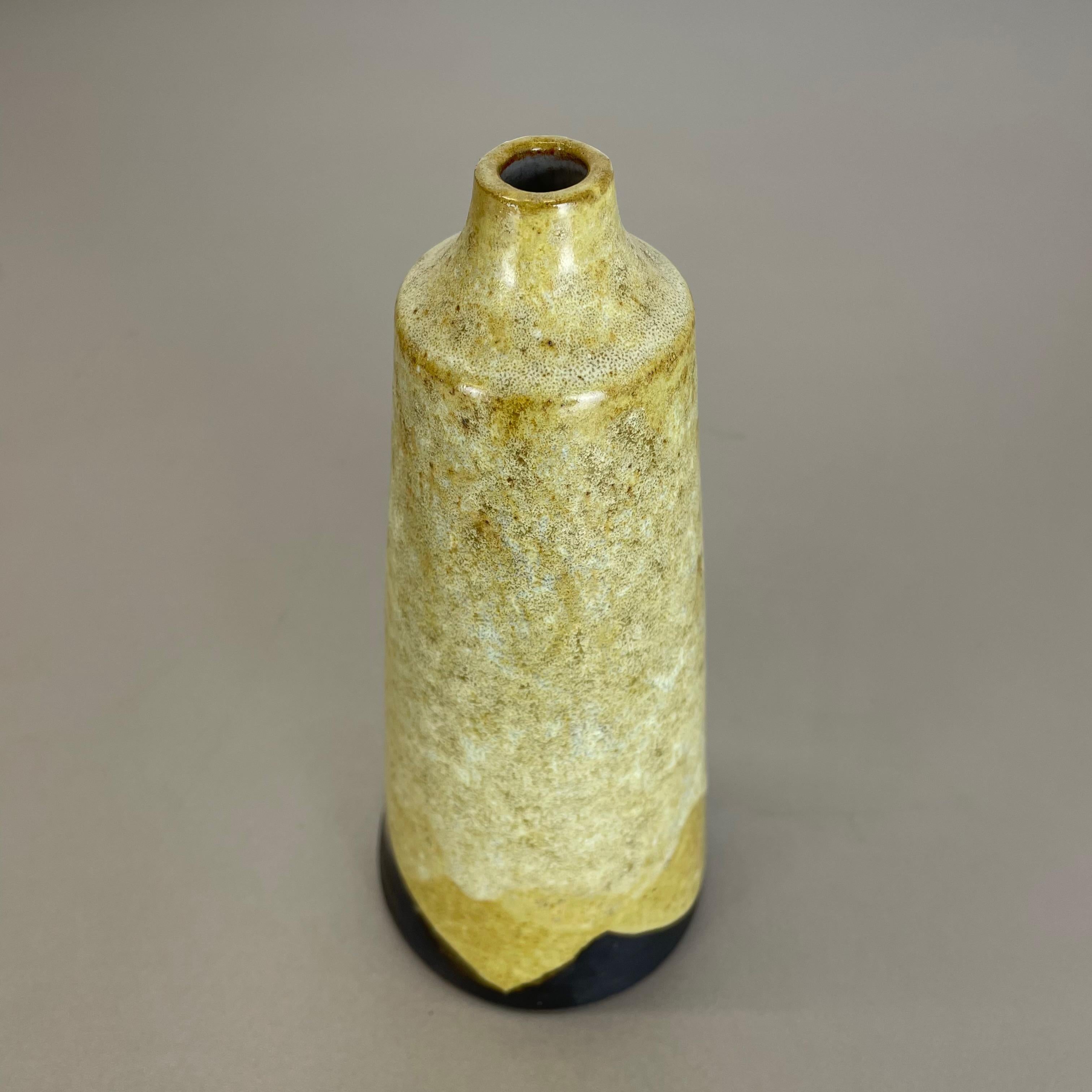 Abstract Ceramic Studio Pottery Vase by Gerhard Liebenthron, Germany, 1960s For Sale 9
