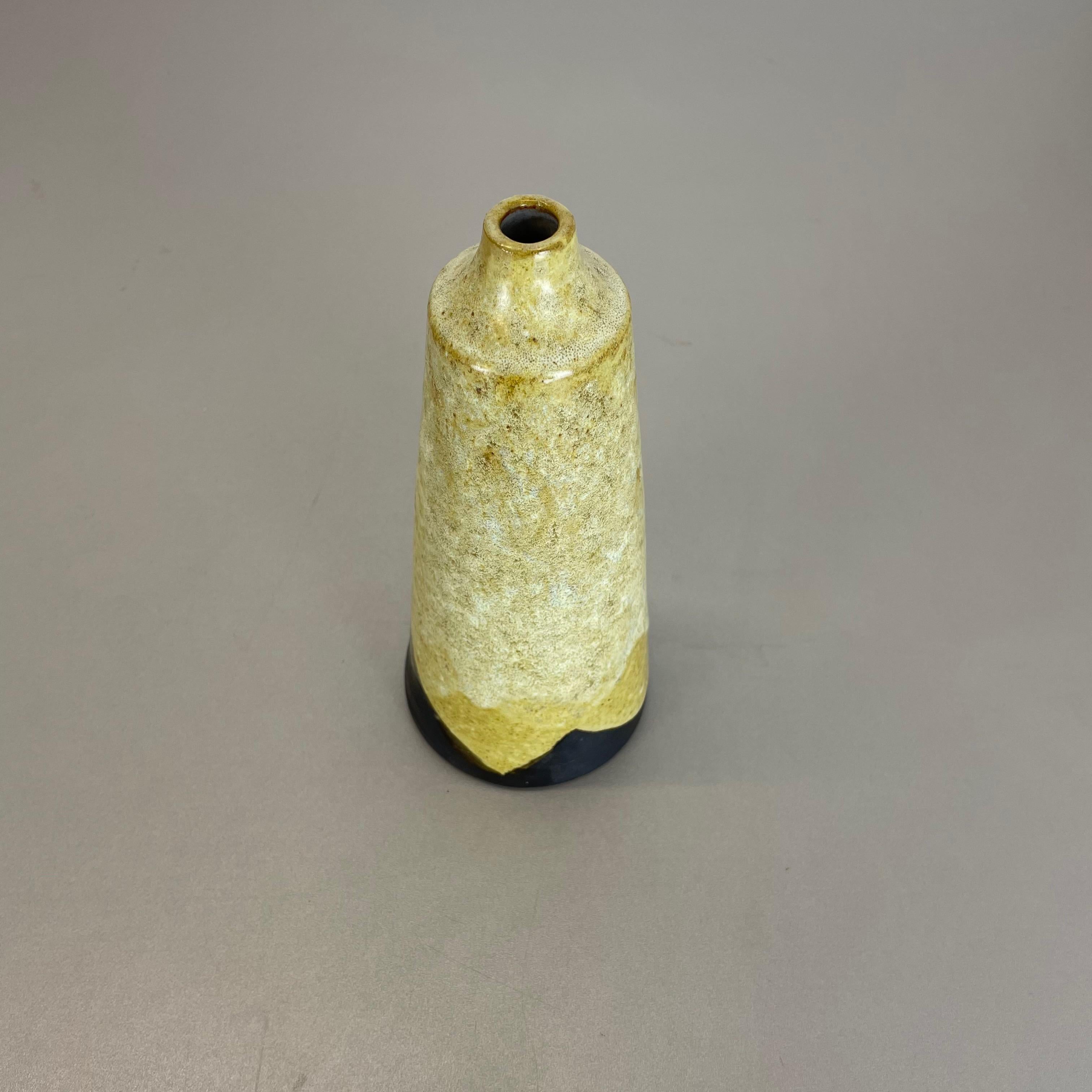 Abstract Ceramic Studio Pottery Vase by Gerhard Liebenthron, Germany, 1960s For Sale 10