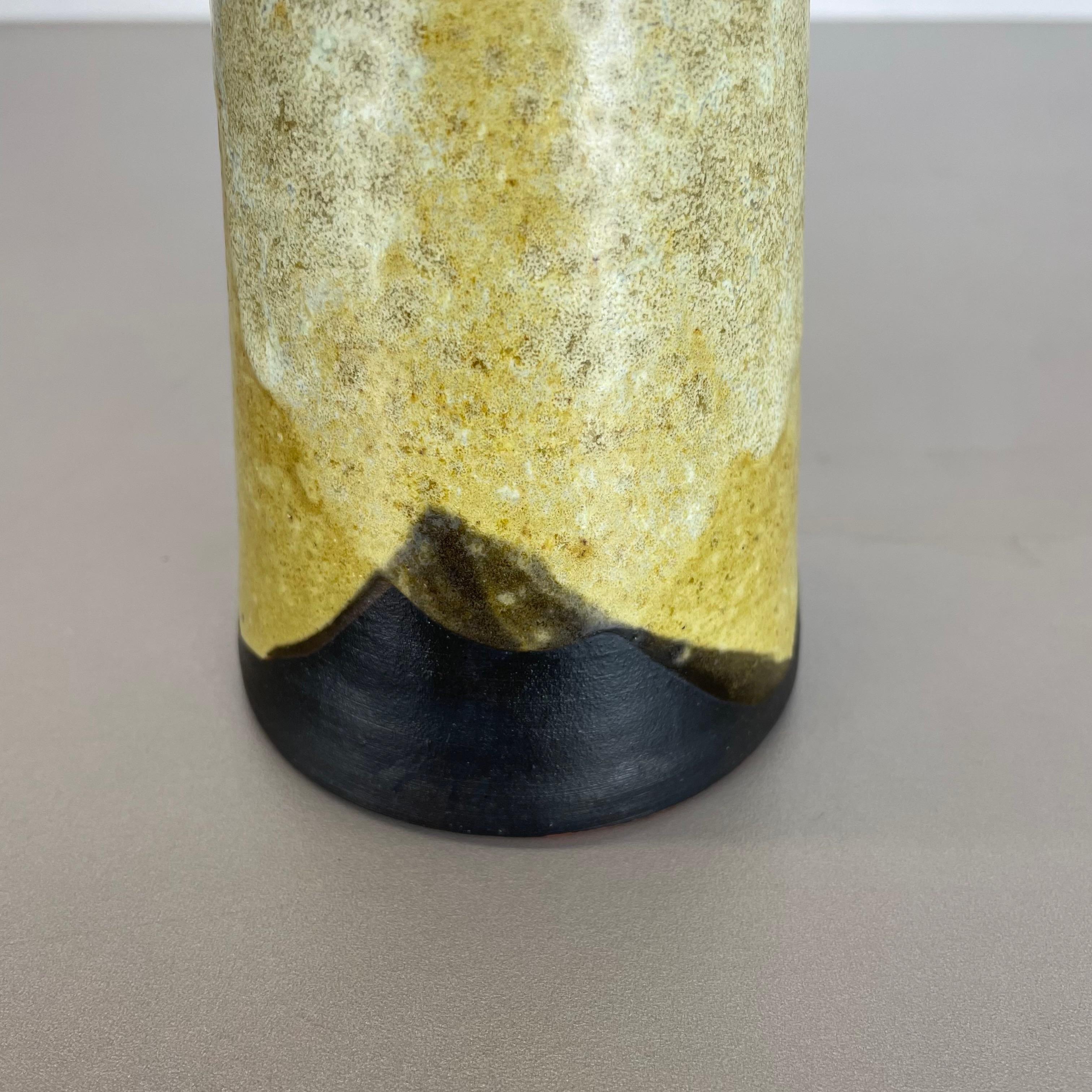 Abstract Ceramic Studio Pottery Vase by Gerhard Liebenthron, Germany, 1960s For Sale 12