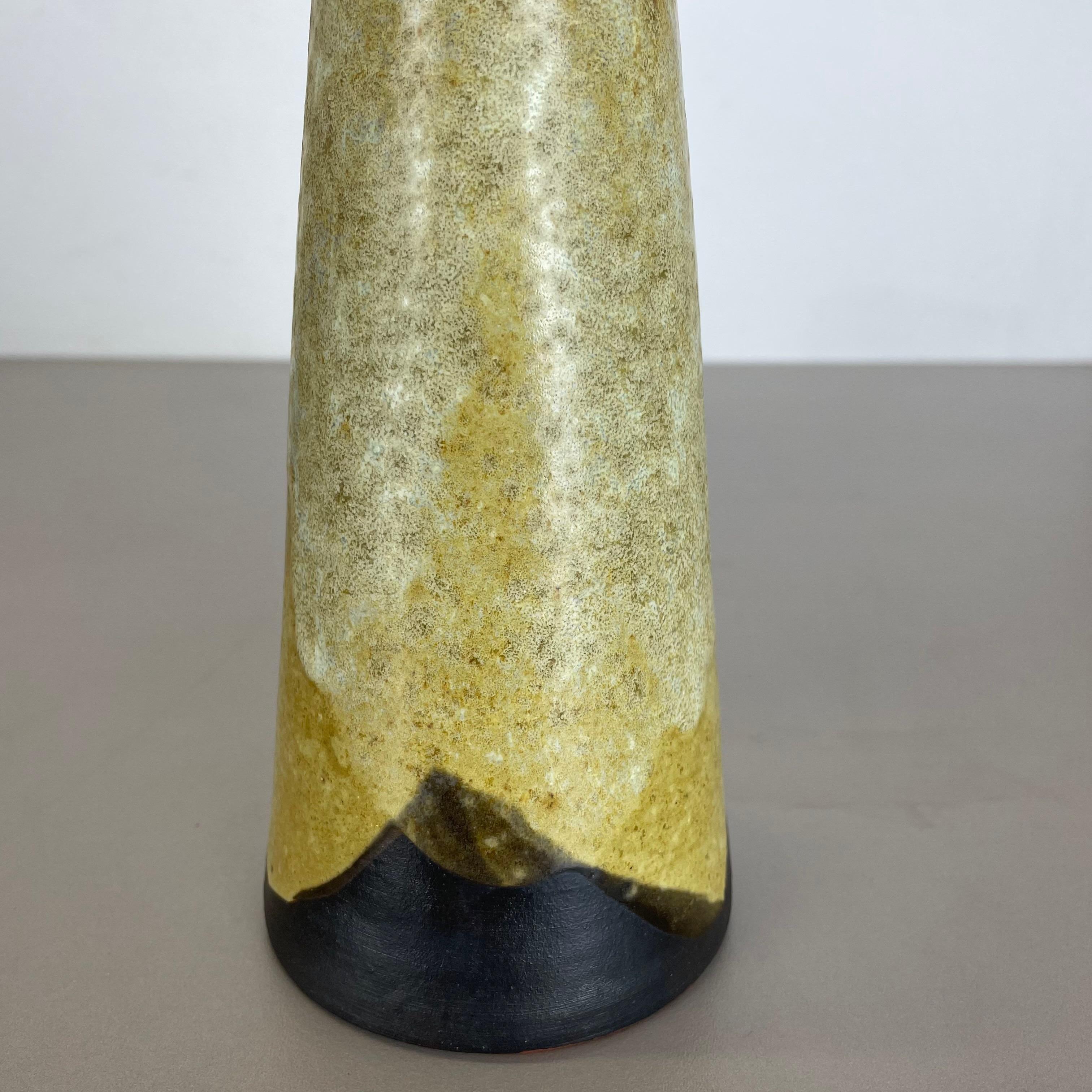 Abstract Ceramic Studio Pottery Vase by Gerhard Liebenthron, Germany, 1960s For Sale 13