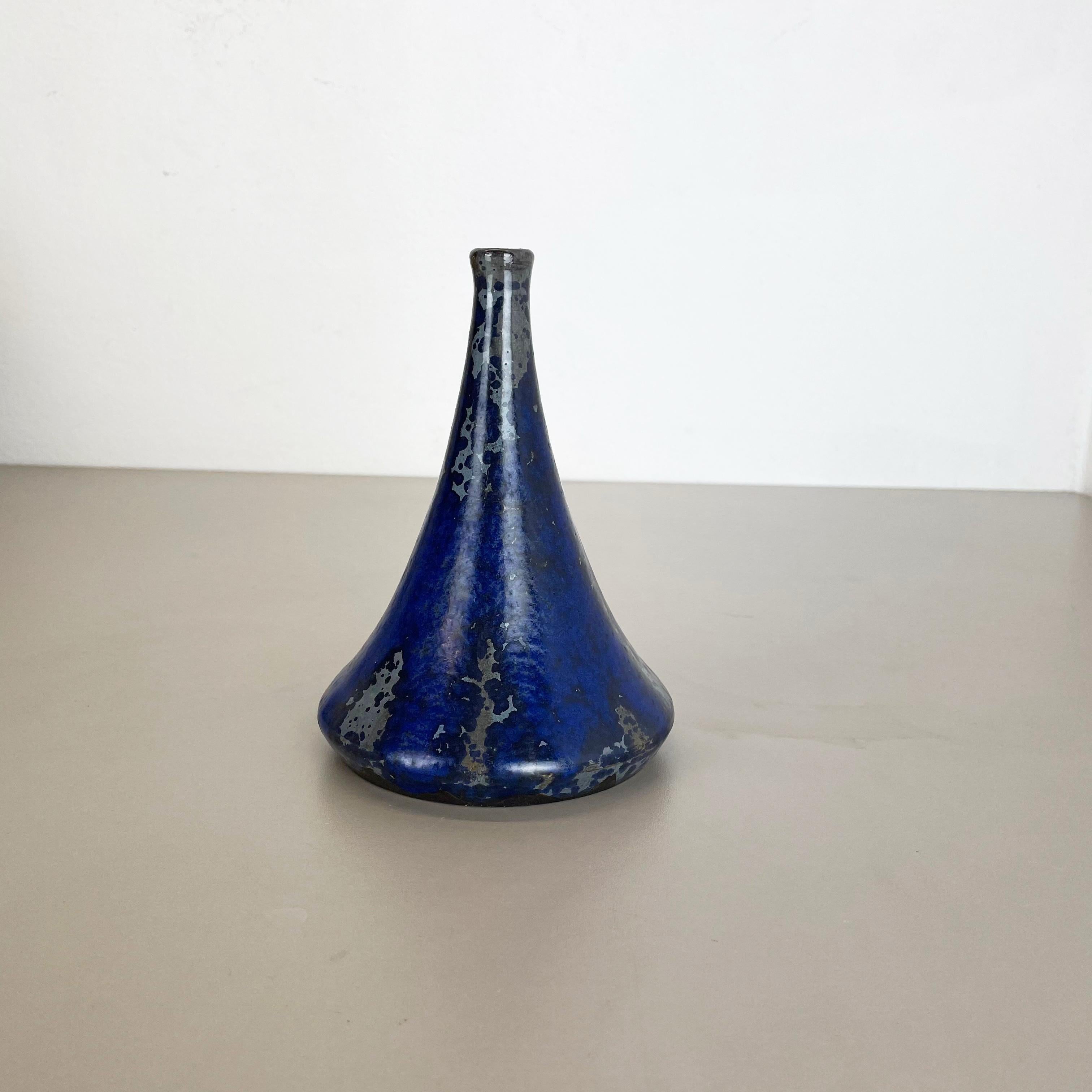 20th Century Abstract Ceramic Studio Pottery Vase by Gerhard Liebenthron, Germany, 1960s For Sale