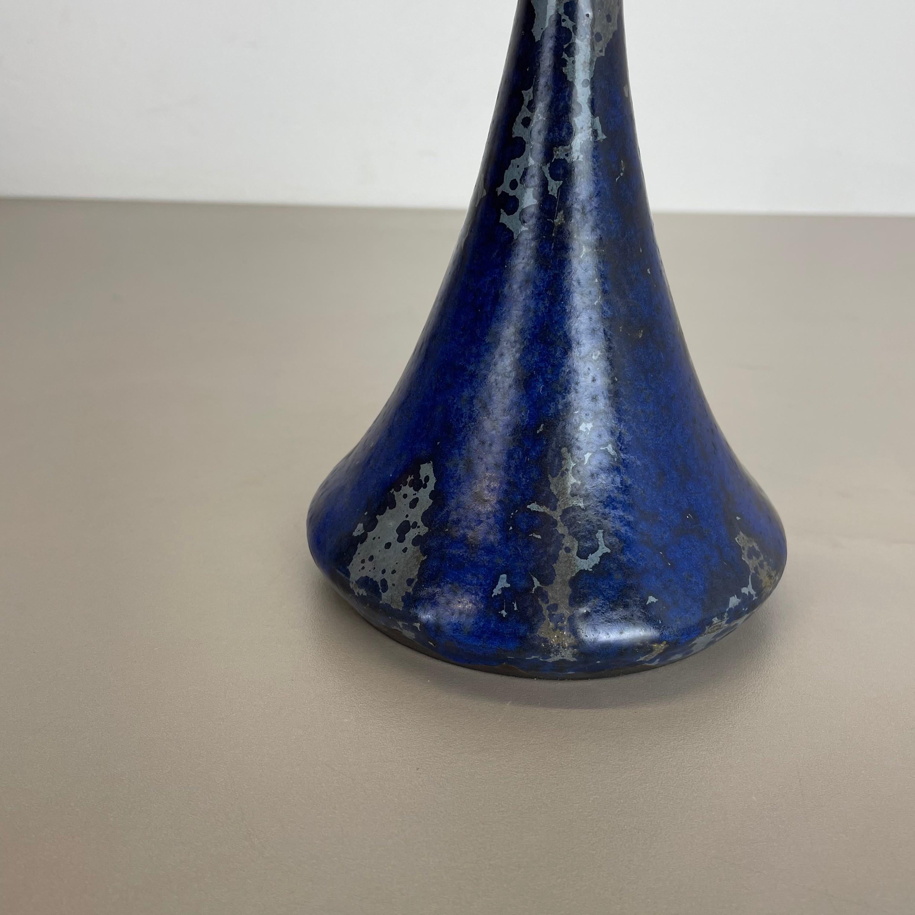 Abstract Ceramic Studio Pottery Vase by Gerhard Liebenthron, Germany, 1960s For Sale 1