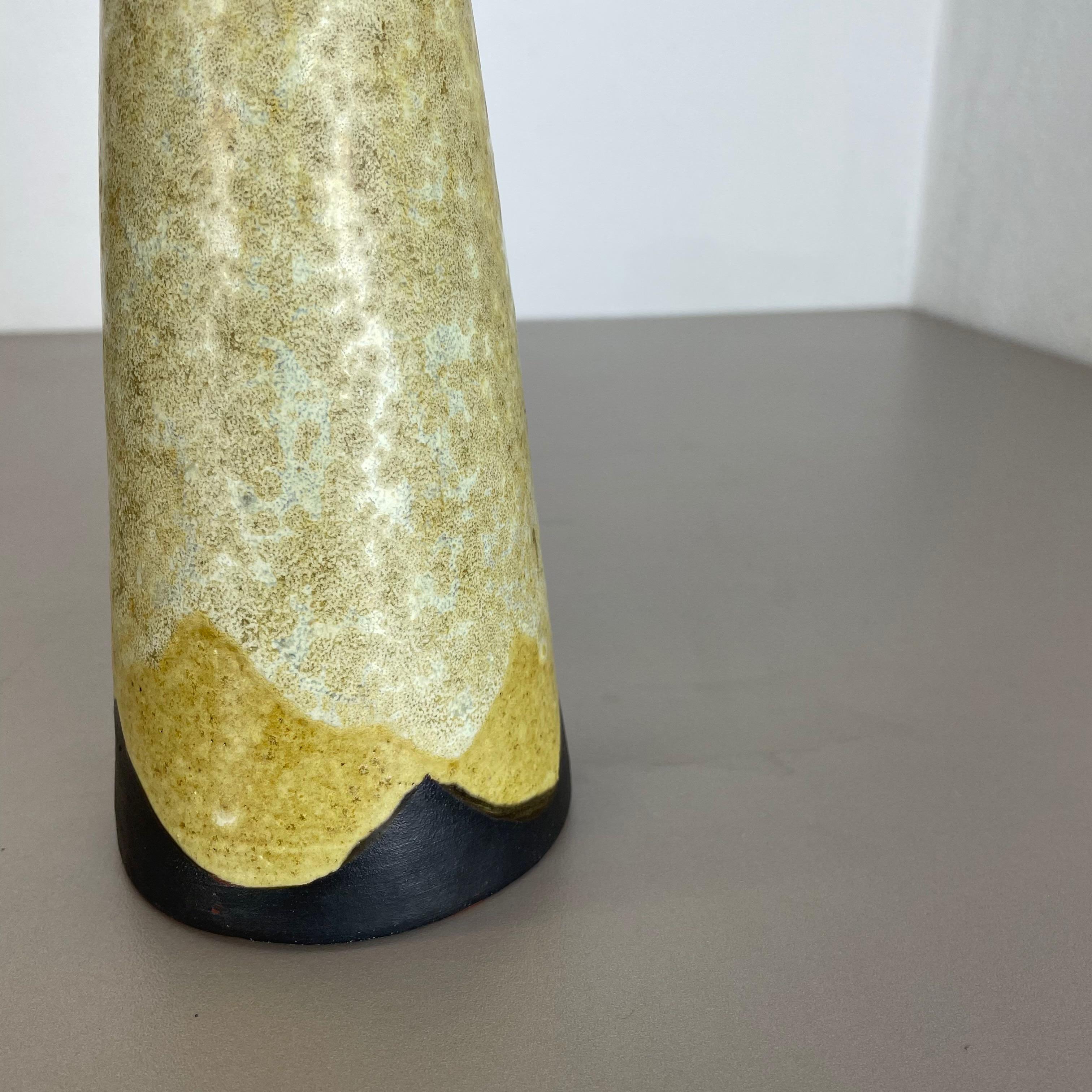 Abstract Ceramic Studio Pottery Vase by Gerhard Liebenthron, Germany, 1960s For Sale 2