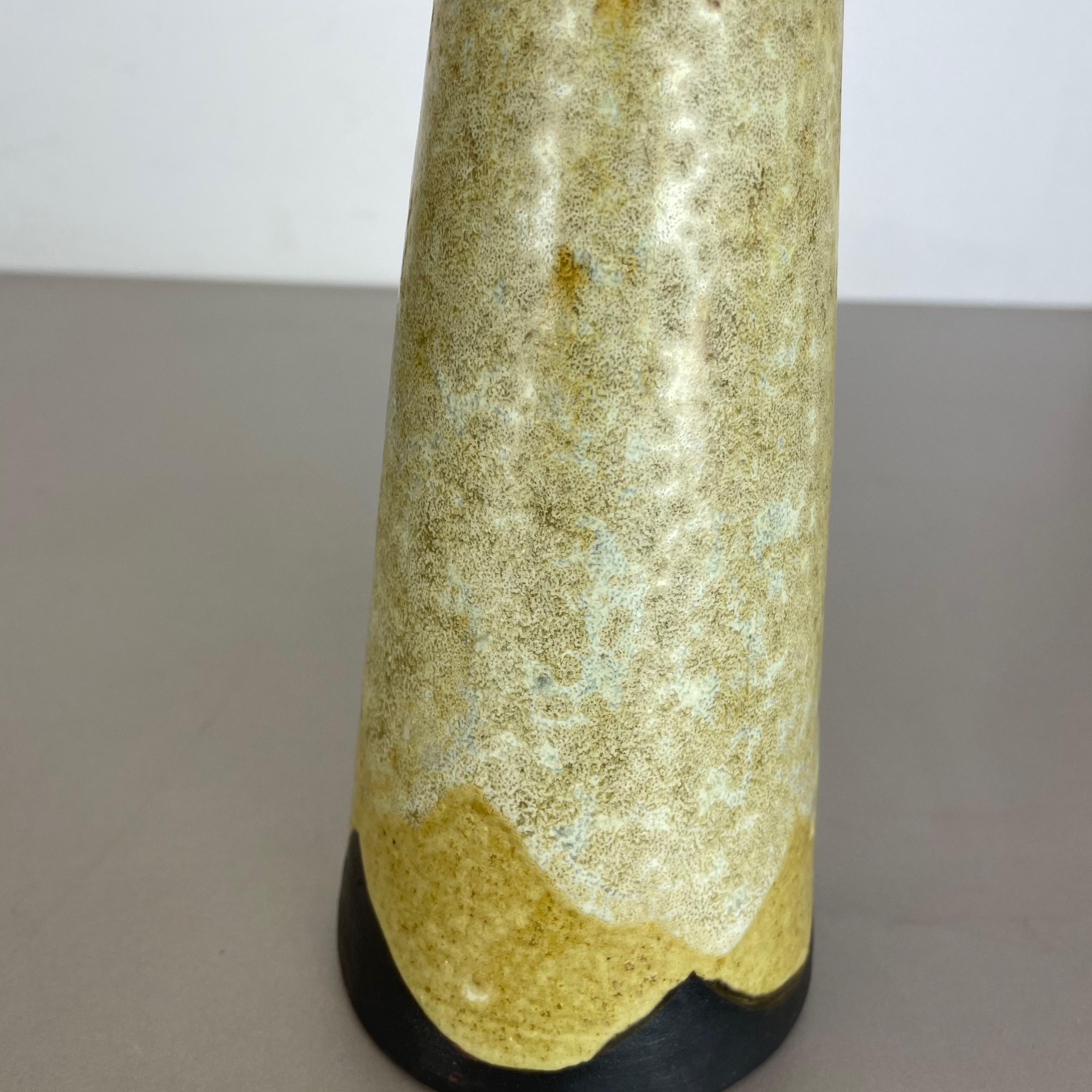 Abstract Ceramic Studio Pottery Vase by Gerhard Liebenthron, Germany, 1960s For Sale 3