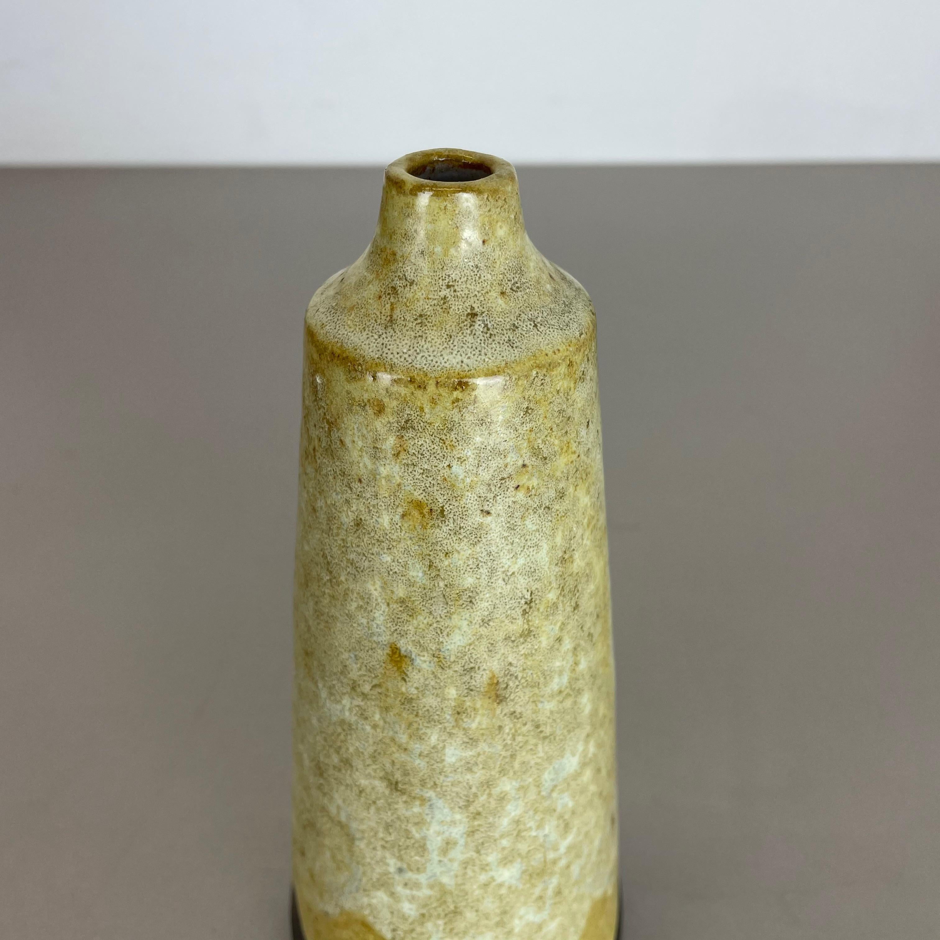 Abstract Ceramic Studio Pottery Vase by Gerhard Liebenthron, Germany, 1960s For Sale 4