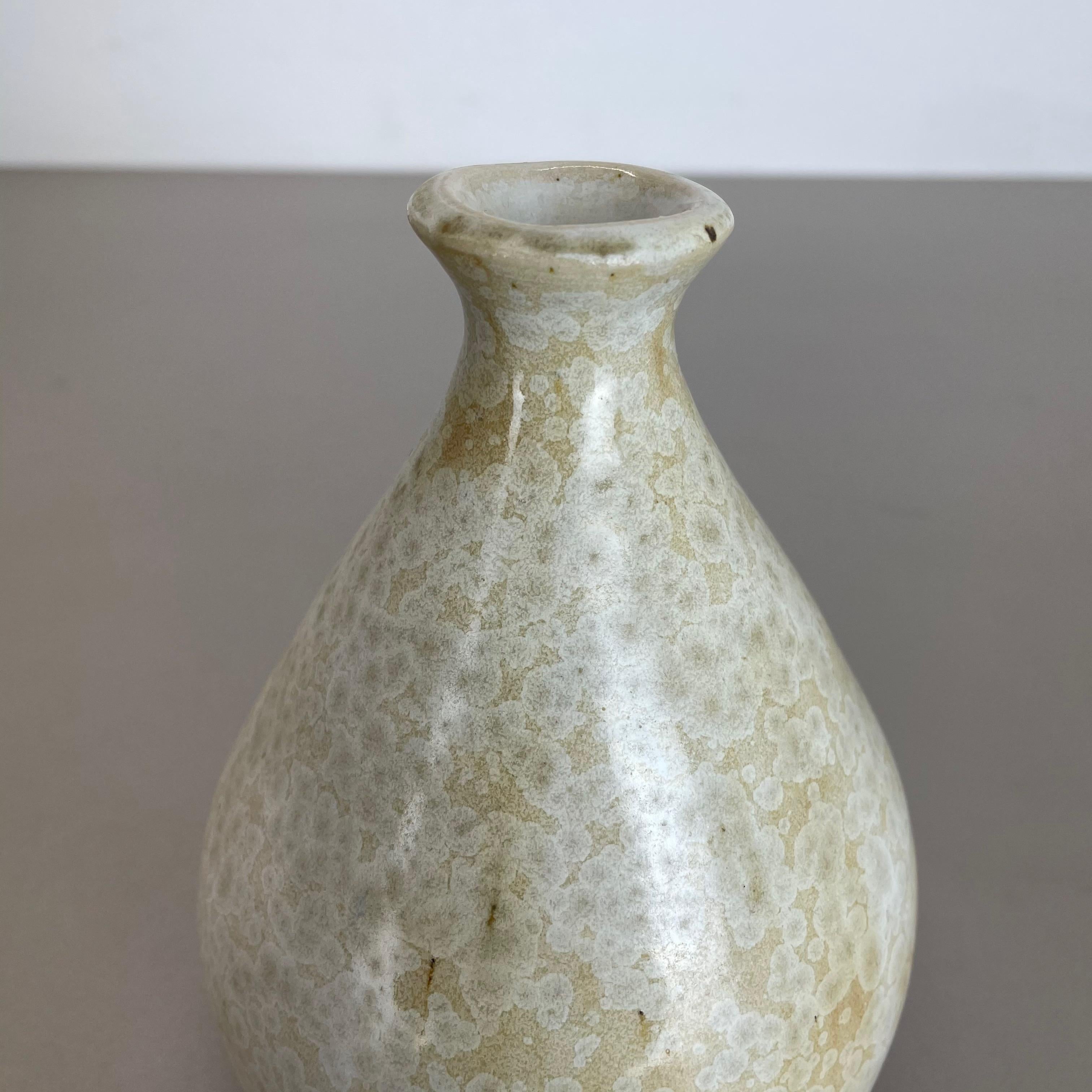 Vaso astratto in ceramica Studio Pottery di Gerhard Liebenthron, Germania, anni '70 in vendita 5