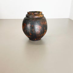 Abstract Ceramic Studio Pottery Vase by Gerhard Liebenthron, Germany, 1970s