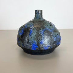 Abstrakte Keramikvase aus Studio-Keramik von Gerhard Liebenthron, Deutschland, 1970er Jahre