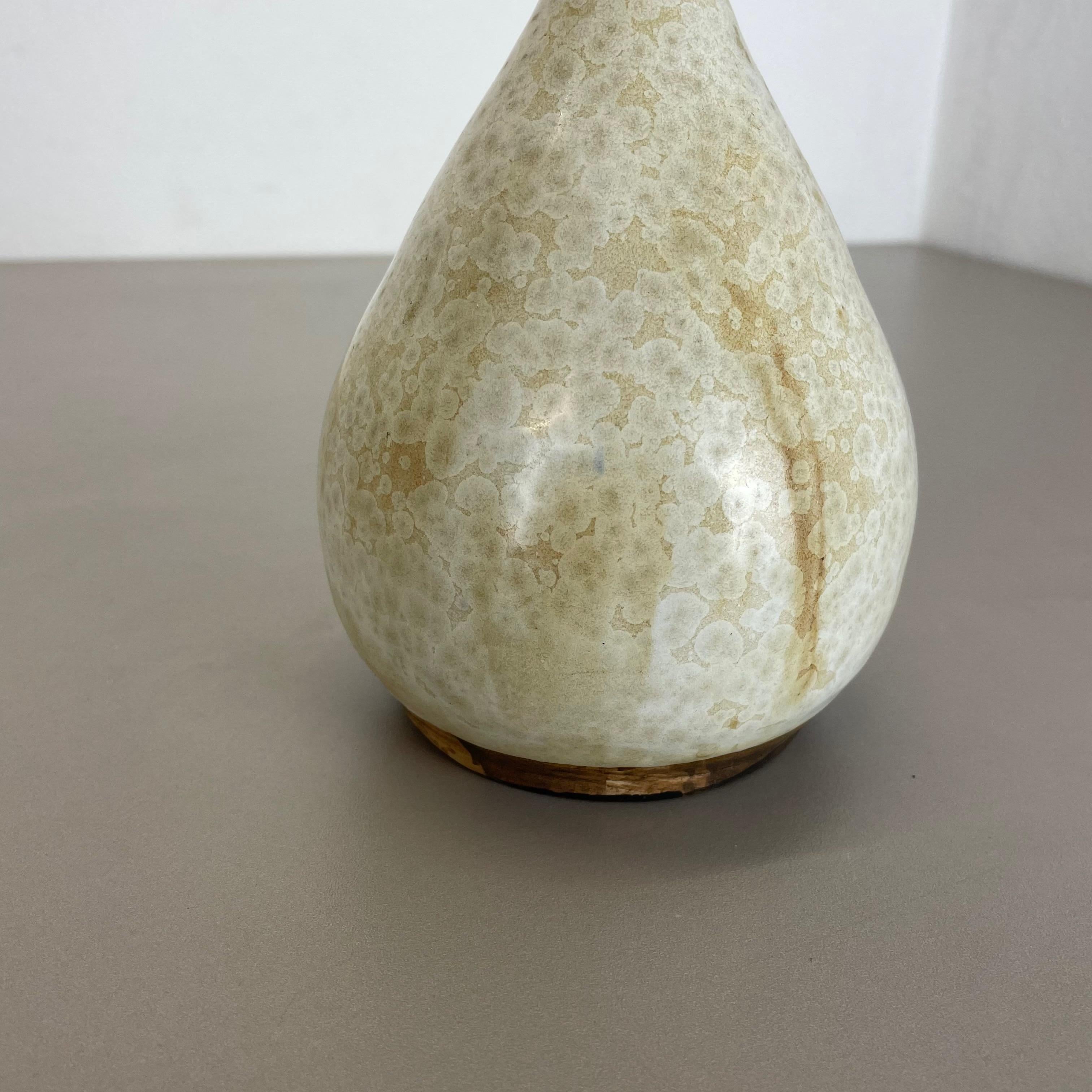 20th Century Abstract Ceramic Studio Pottery Vase by Gerhard Liebenthron, Germany, 1970s For Sale