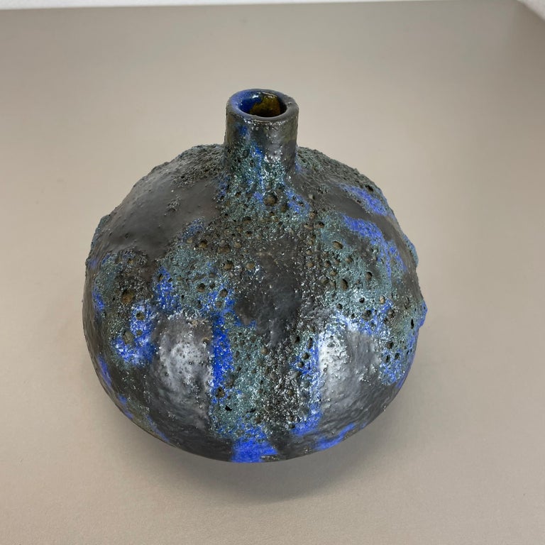 Abstract Ceramic Studio Pottery Vase by Gerhard Liebenthron, Germany ...