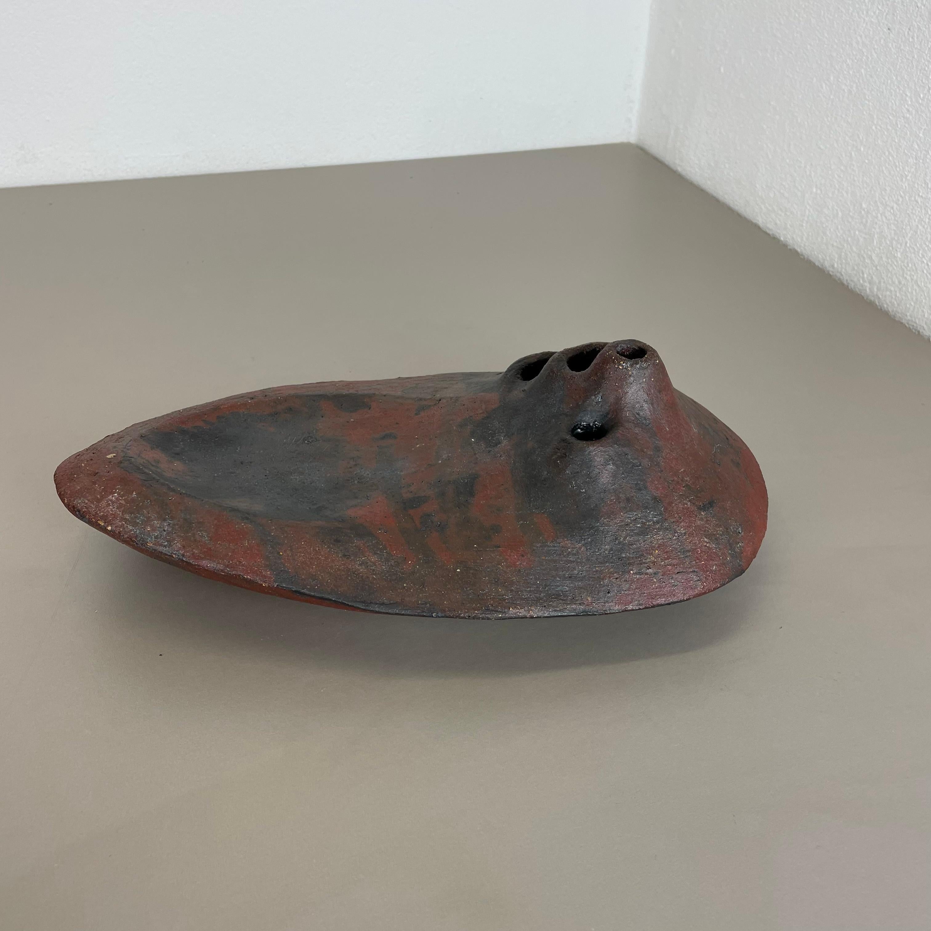 Abstrakte Studio-Keramik-Vase von Gerhard Liebenthron, Deutschland, 1970er Jahre (20. Jahrhundert) im Angebot