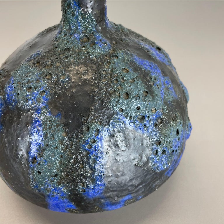 Abstract Ceramic Studio Pottery Vase by Gerhard Liebenthron, Germany ...
