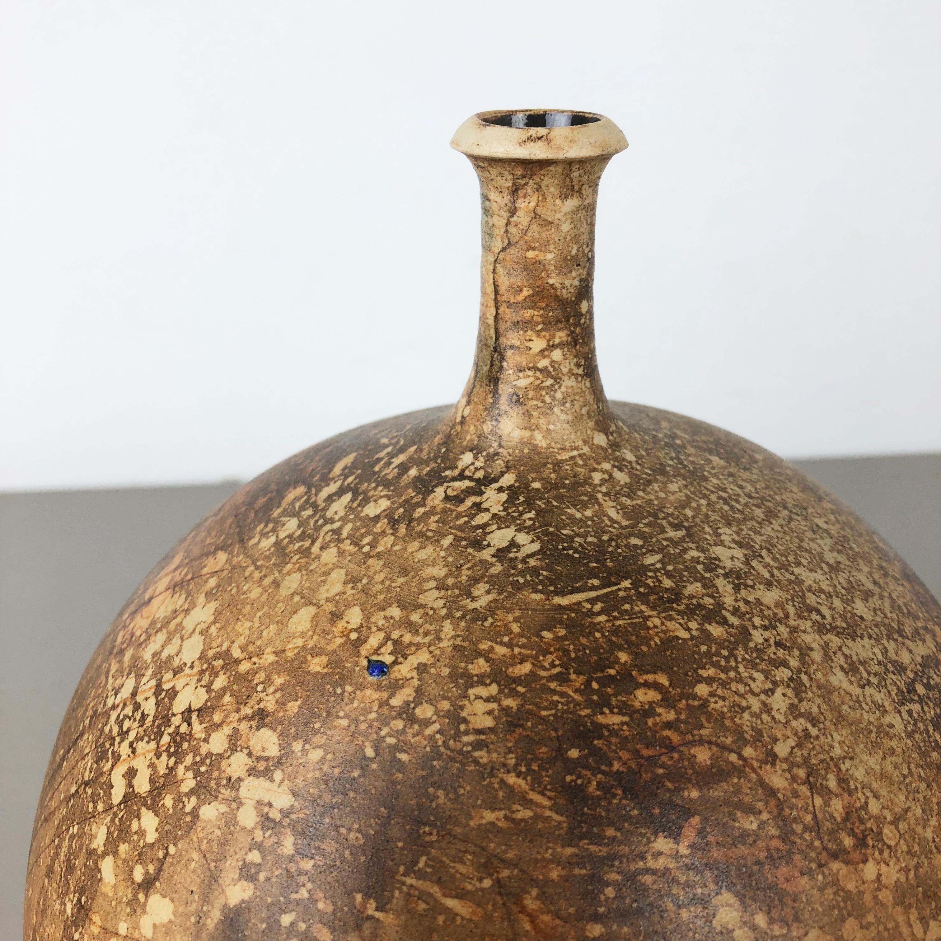 Abstract Ceramic Studio Pottery Vase by Gerhard Liebenthron, Germany, 1970s 3