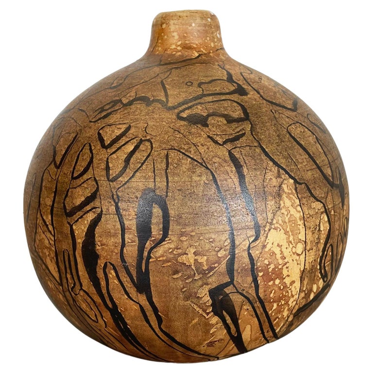 Abstract Ceramic Studio Pottery Vase by Gerhard Liebenthron, Germany ...