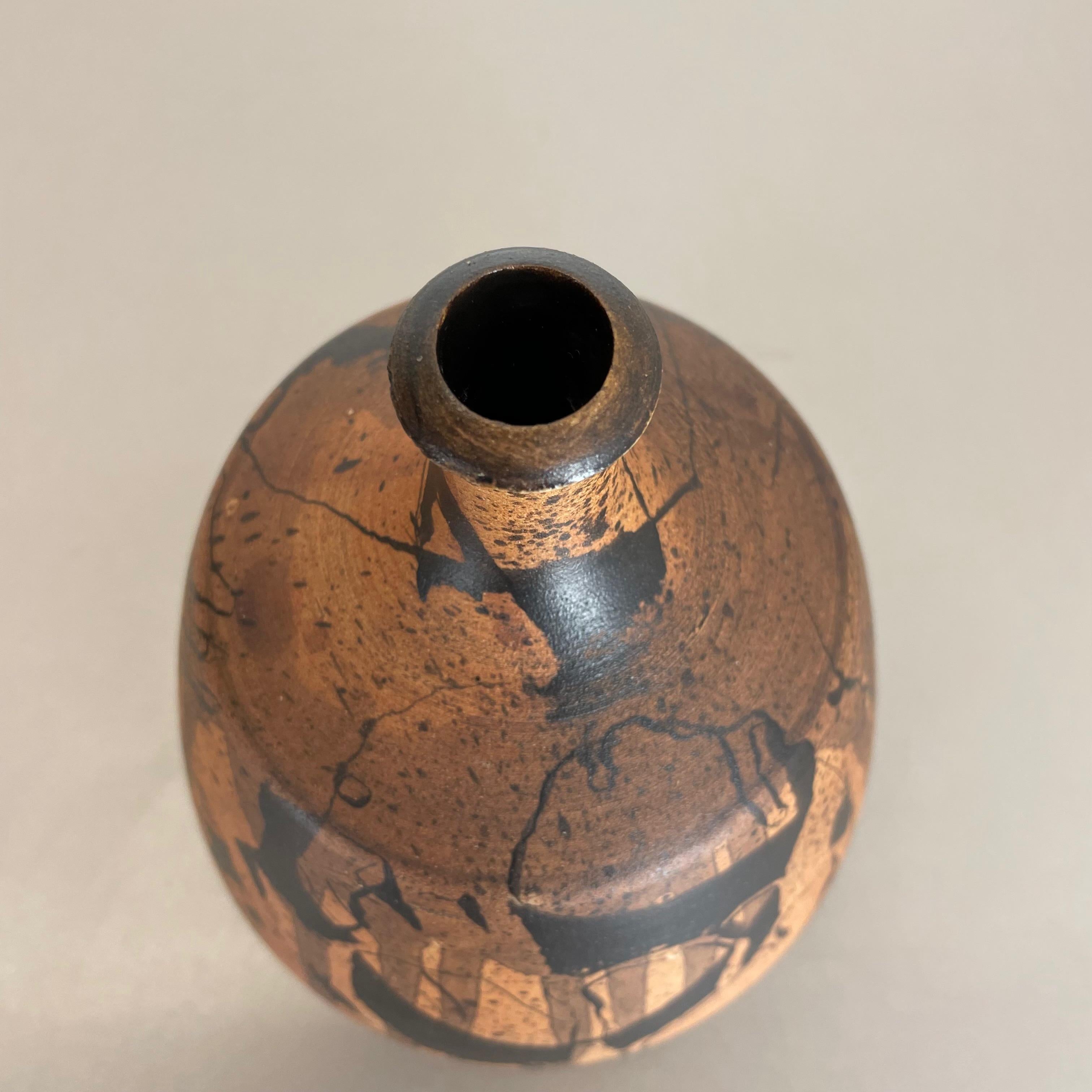 Abstract Ceramic Studio Pottery Vase by Gerhard Liebenthron, Germany, 1980s 5