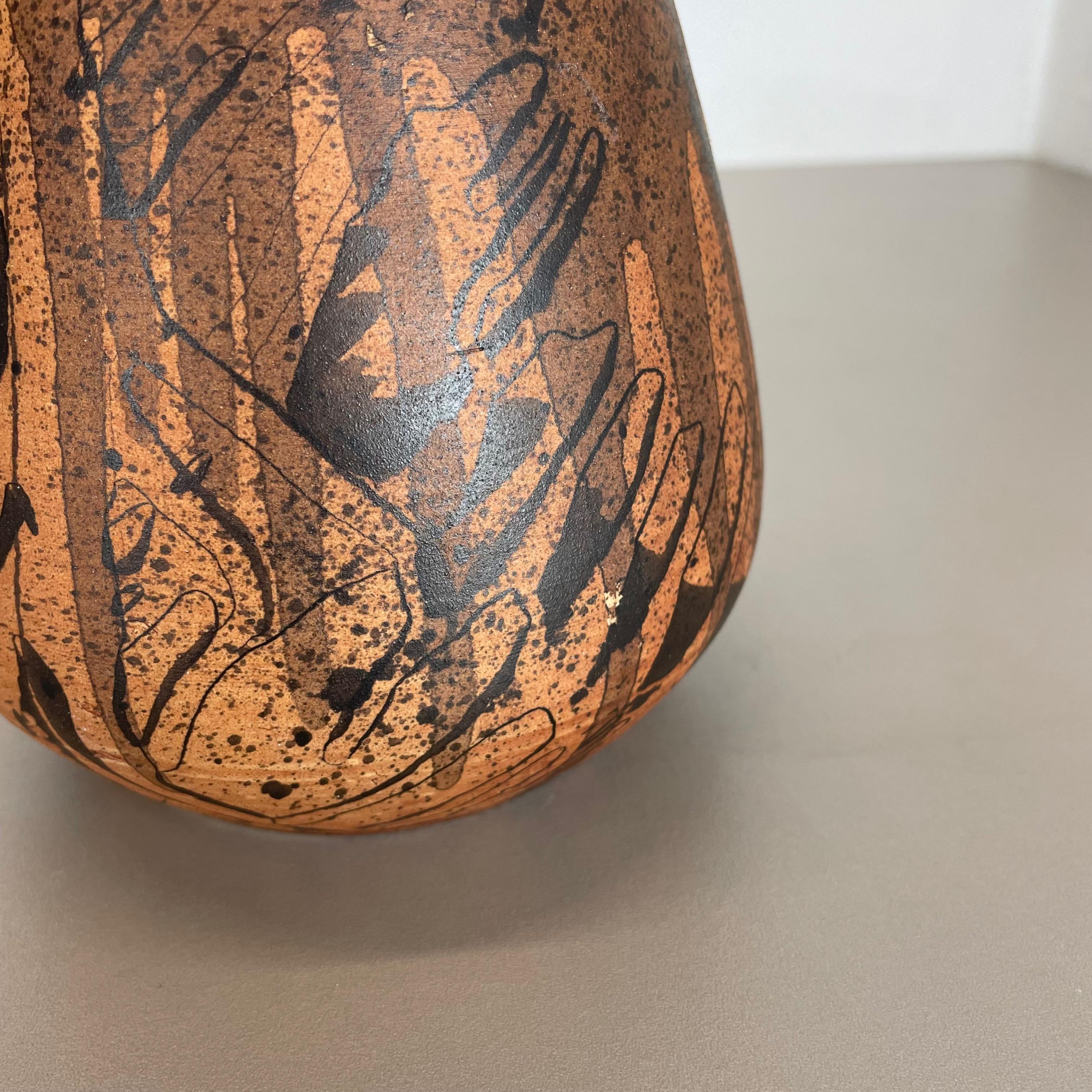 Abstract Ceramic Studio Pottery Vase by Gerhard Liebenthron, Germany, 1980s 8