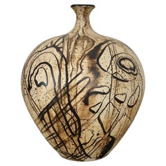 Abstract Ceramic Studio Pottery Vase by Gerhard Liebenthron, Germany, 1980s