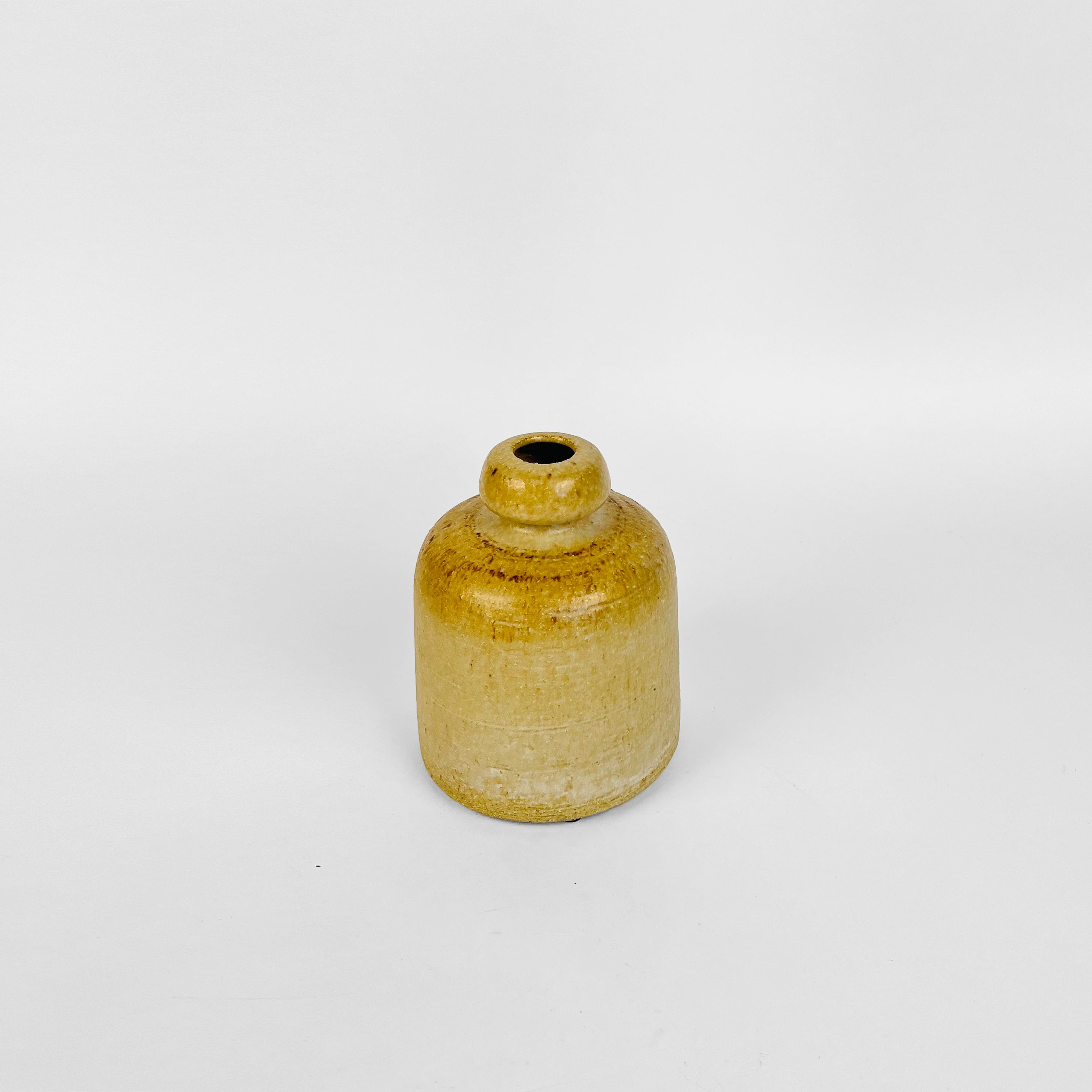 Smaltato Vaso astratto in ceramica Studio Pottery di Rudi Stahl, Germania, anni '70 in vendita