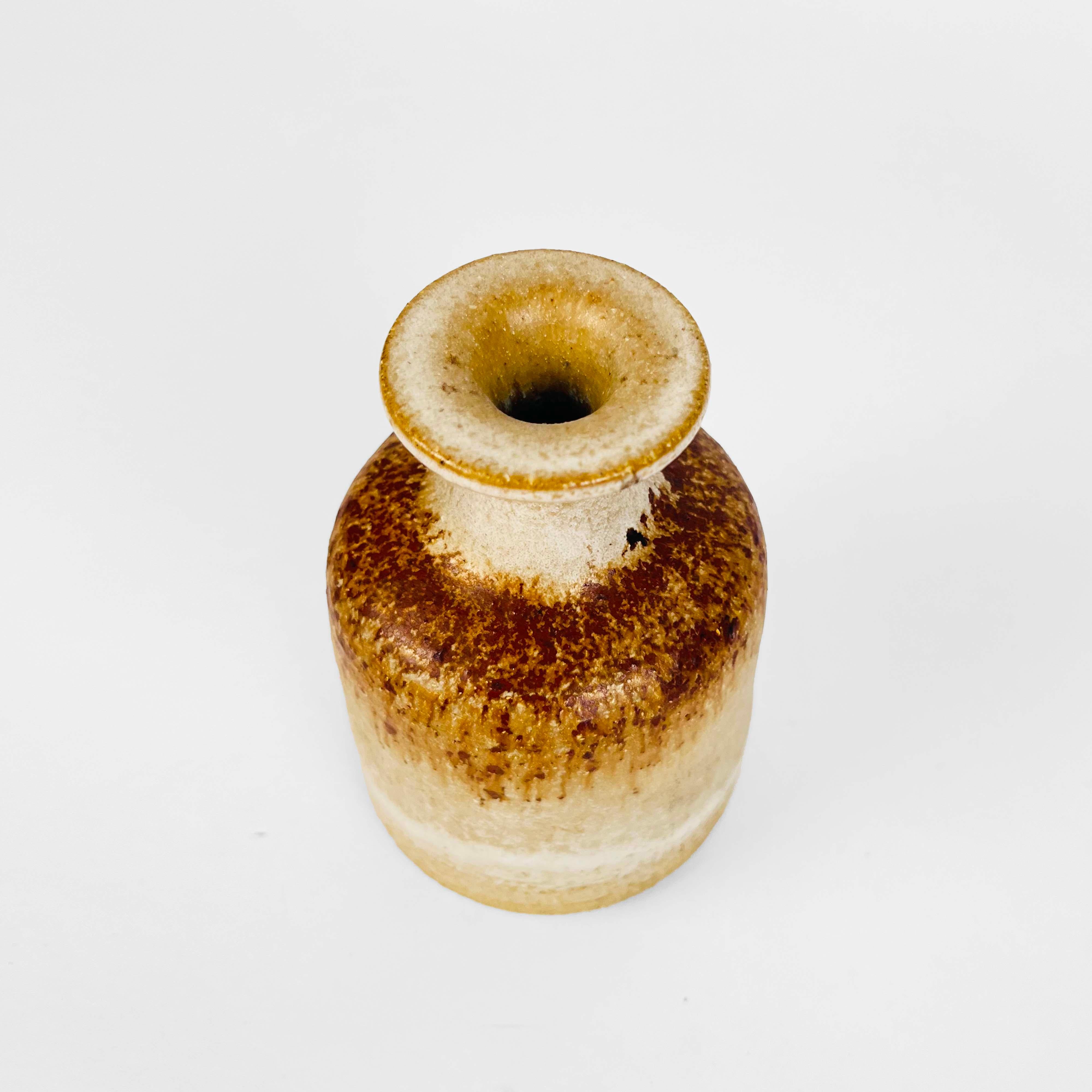 20ième siècle Vase abstrait en céramique Studio Pottery de Rudi Stahl, Allemagne, années 1970 en vente
