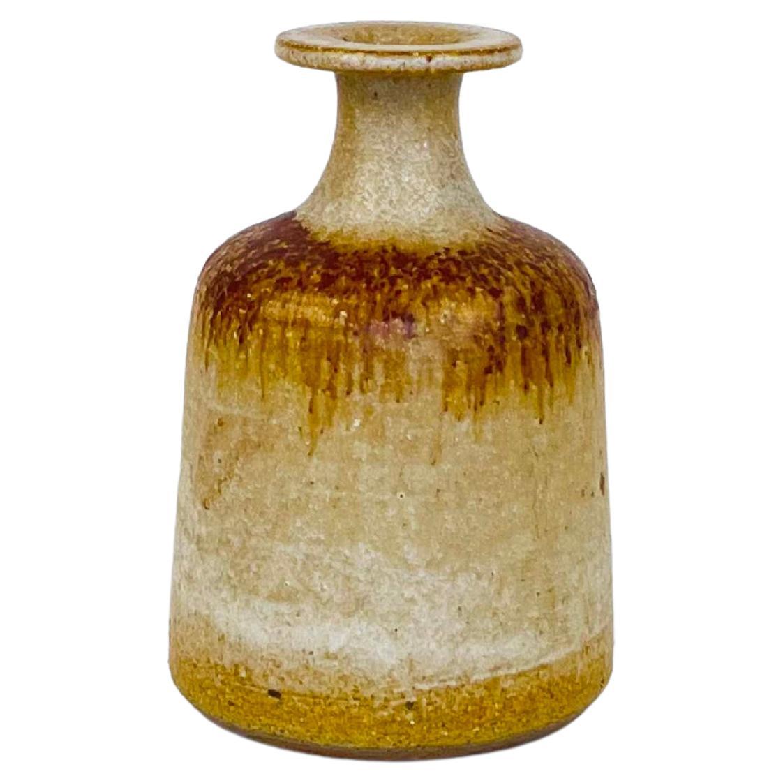 Abstrakte Studio-Keramik-Vase von Rudi Stahl, Deutschland, 1970er Jahre