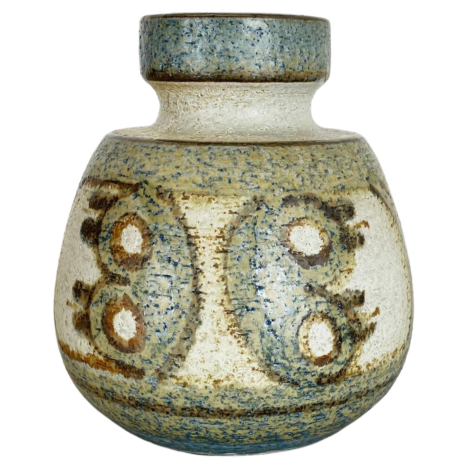 Abstrakte Studio-Keramik-Vase von SOHOLM, Dänemark 1970 im Angebot