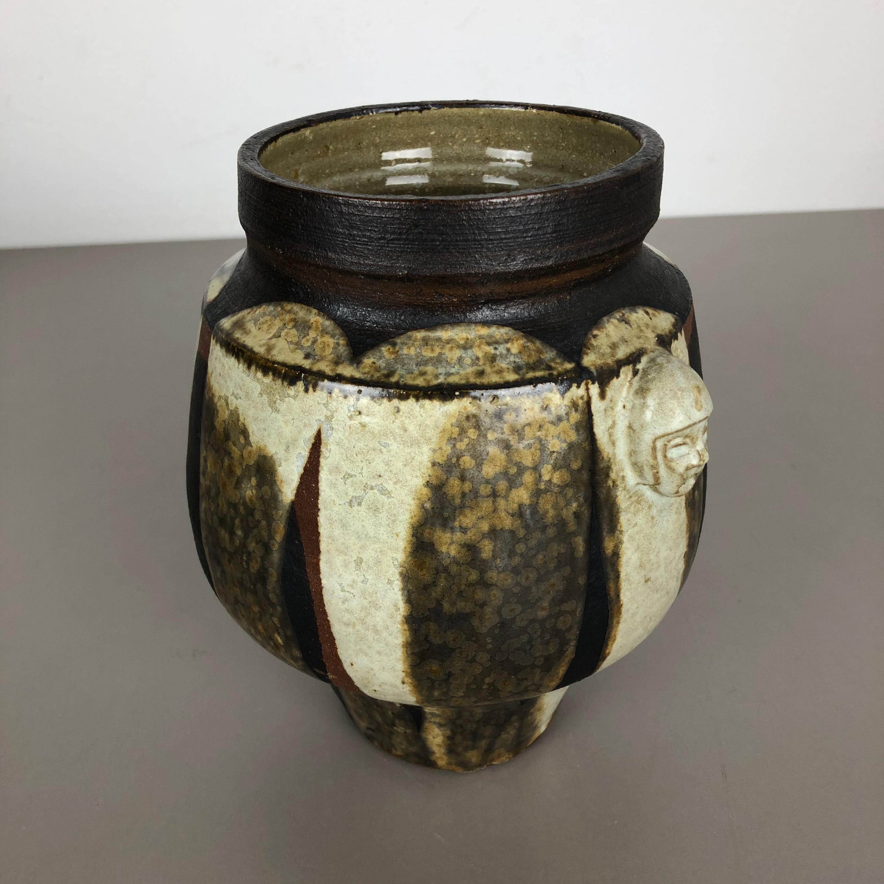 Abstract Ceramic Studio Pottery Vase 