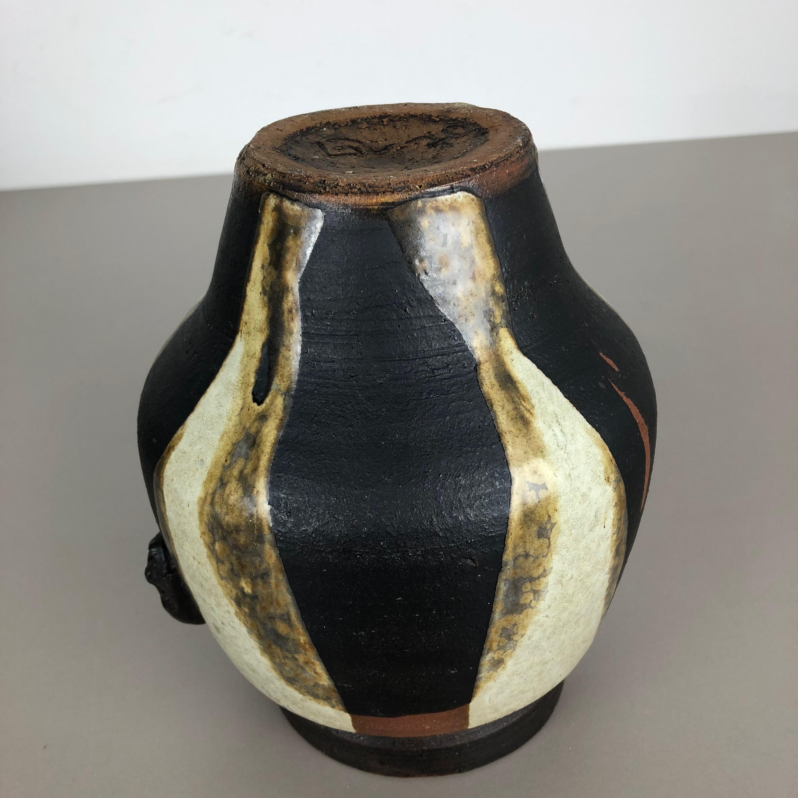 Abstract Ceramic Studio Pottery Vase 