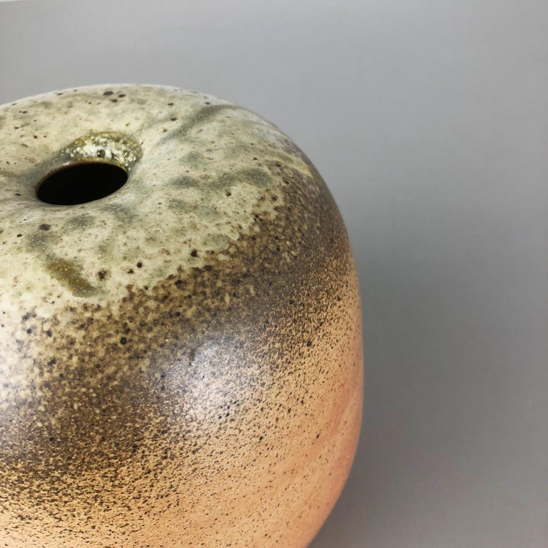 Abstract Ceramic Studio Pottery Vase Object Horst Kerstan, Kandern