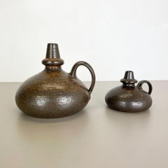 Vaso astratto in ceramica Studio Pottery Objects for Objects di Rudi Stahl, Germania, anni '70