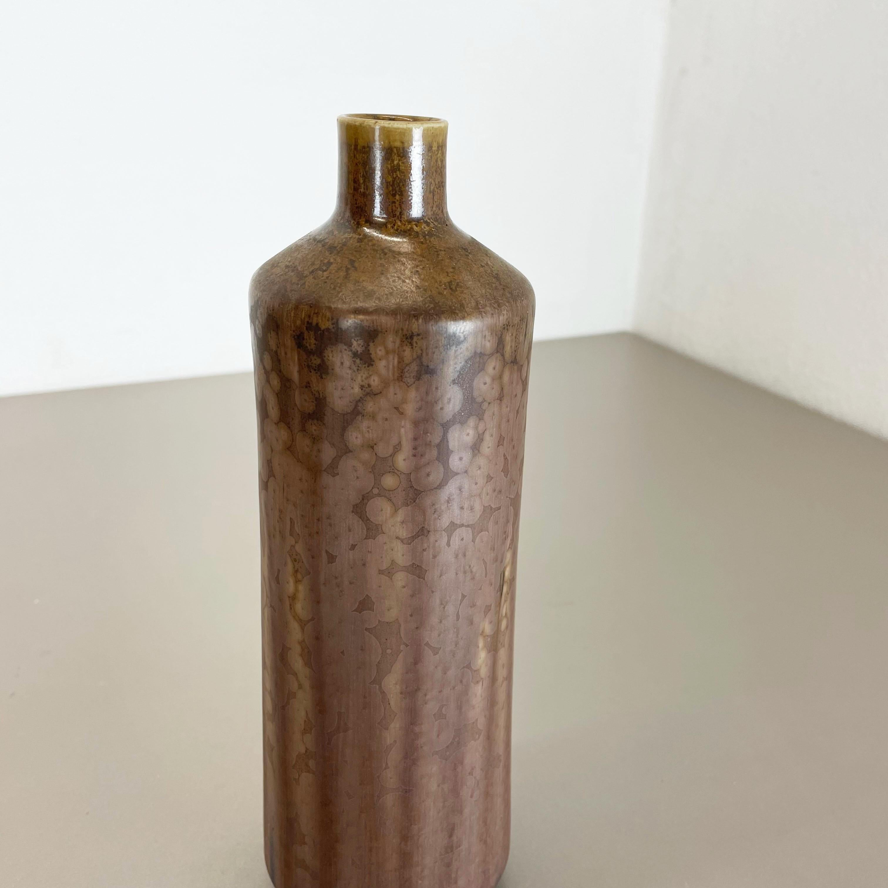 Abstrakte Studio-Vase aus Keramik von Wendelin Stahl, Deutschland, 1970er Jahre im Zustand „Gut“ im Angebot in Kirchlengern, DE