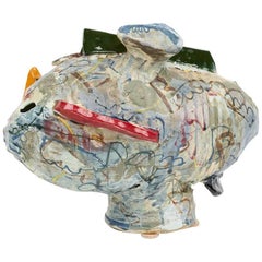 Abstract Ceramic Translated Vase 1 from Korean-American David T. Kim