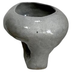 Vase en céramique abstraite signé GRIMES