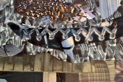 Abstract Collage Art in Black and White by Bill Allan, UK, 1993