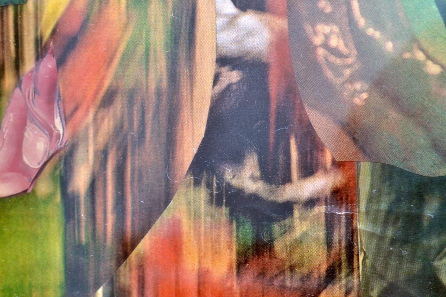 Abstrakt  Mehrfarbige Collage von Bill Allan, Vereinigtes Königreich, 1993 (Britisch) im Angebot