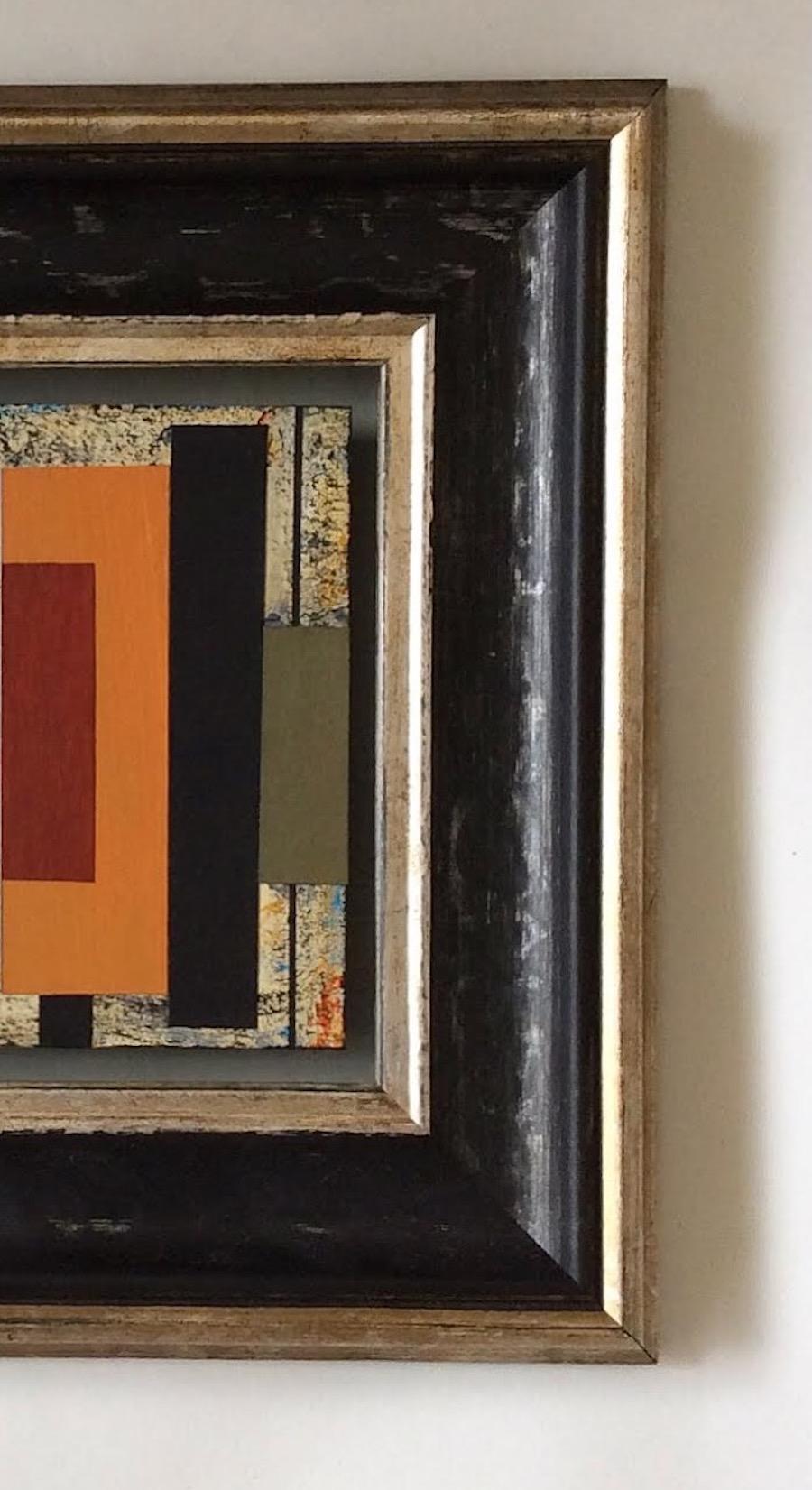 Abstract Collage By Artist John Taylor, England, Contemporary In New Condition For Sale In New York, NY