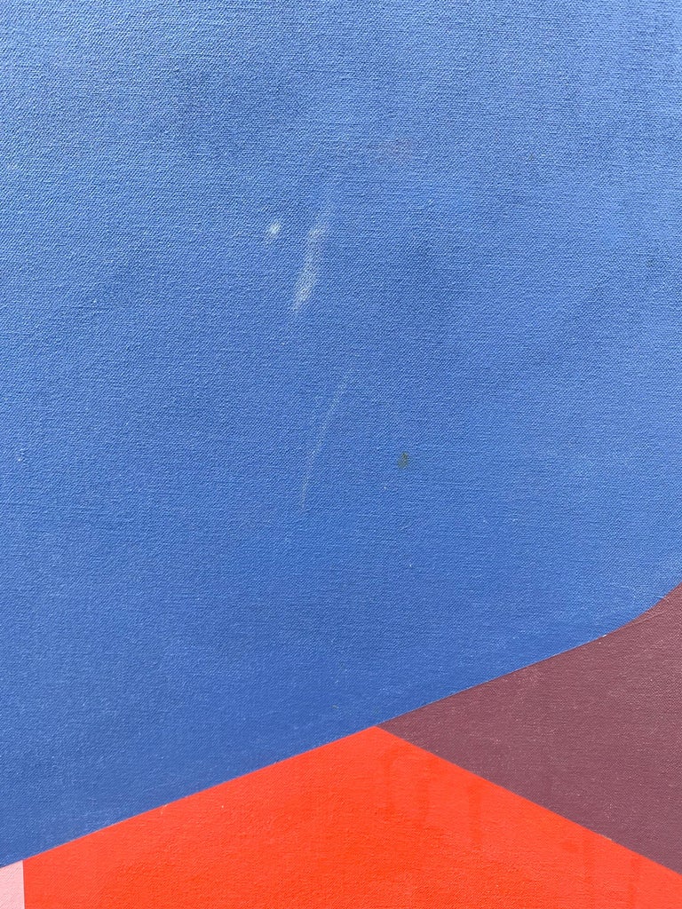 Abstract Color Block Painting For Sale at 1stDibs