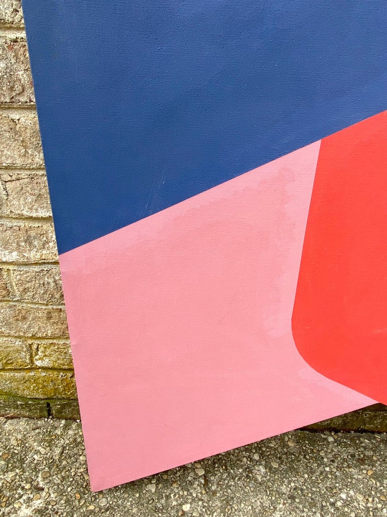 Abstract Color Block Painting For Sale at 1stDibs