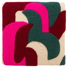 Abstract Color block Tapestry or Rug by Tuft the World, Tufted New Zealand Wool