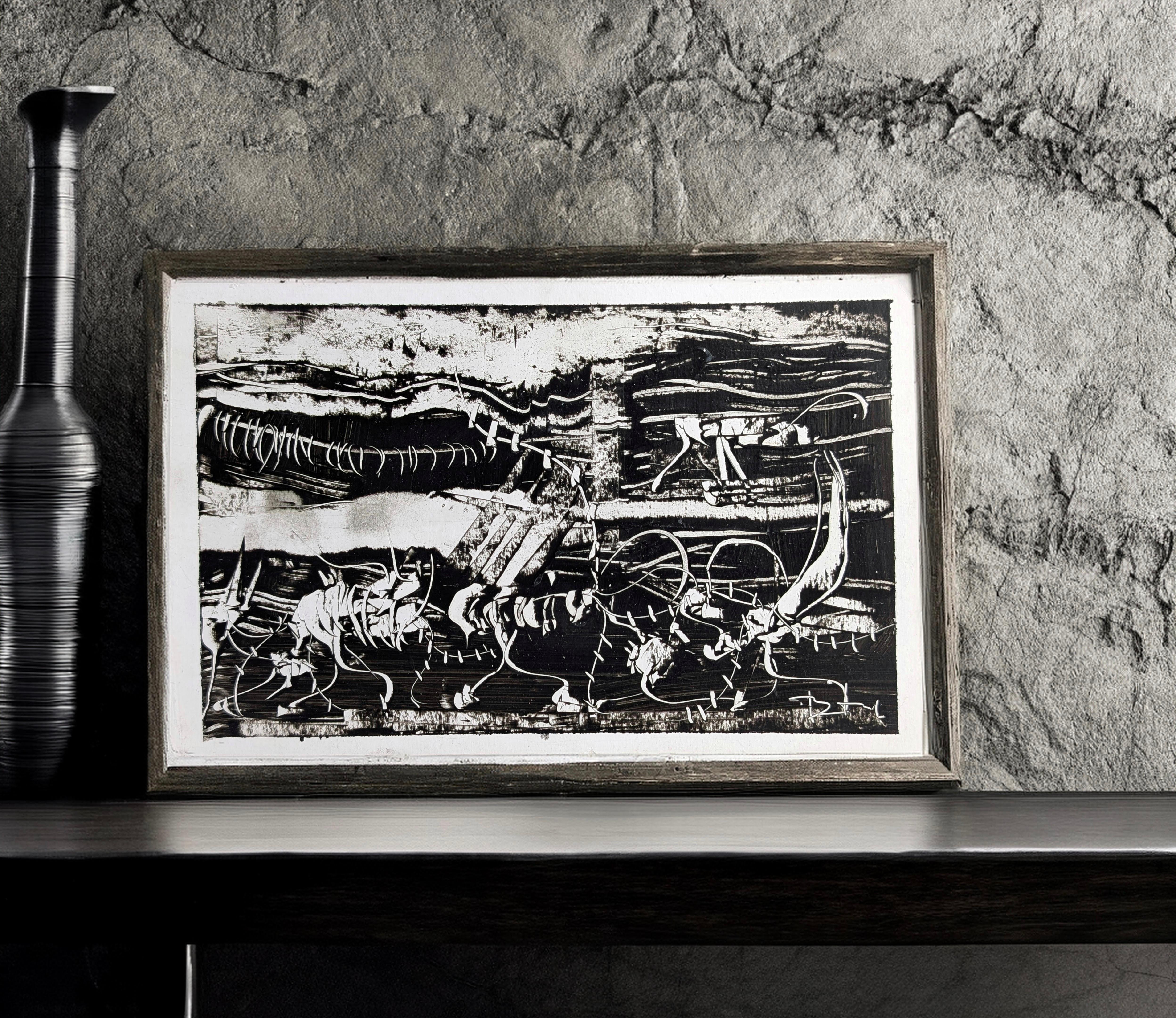 Das signierte Werk mit den Maßen 25,5 x 16 cm wird ungerahmt und mit einem Echtheitszertifikat verkauft und ist damit eine ausgezeichnete Wahl für Sammler zeitgenössischer Kunst.

José Benítez Montilla entführt uns in ein Universum, in dem das