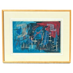 "Abstract Composition" by Louis Schanker