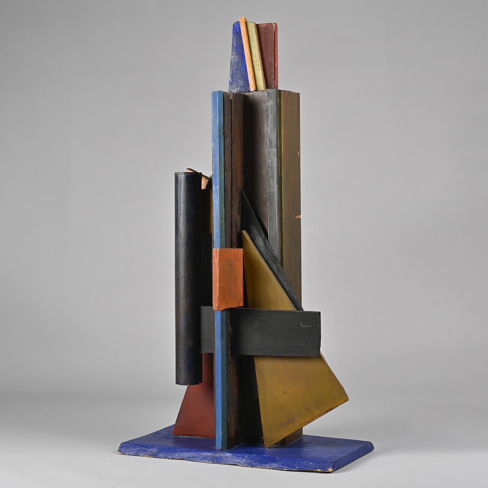 Composition abstraite d'Oscar Troneck Bon état à VILLEURBANNE, FR