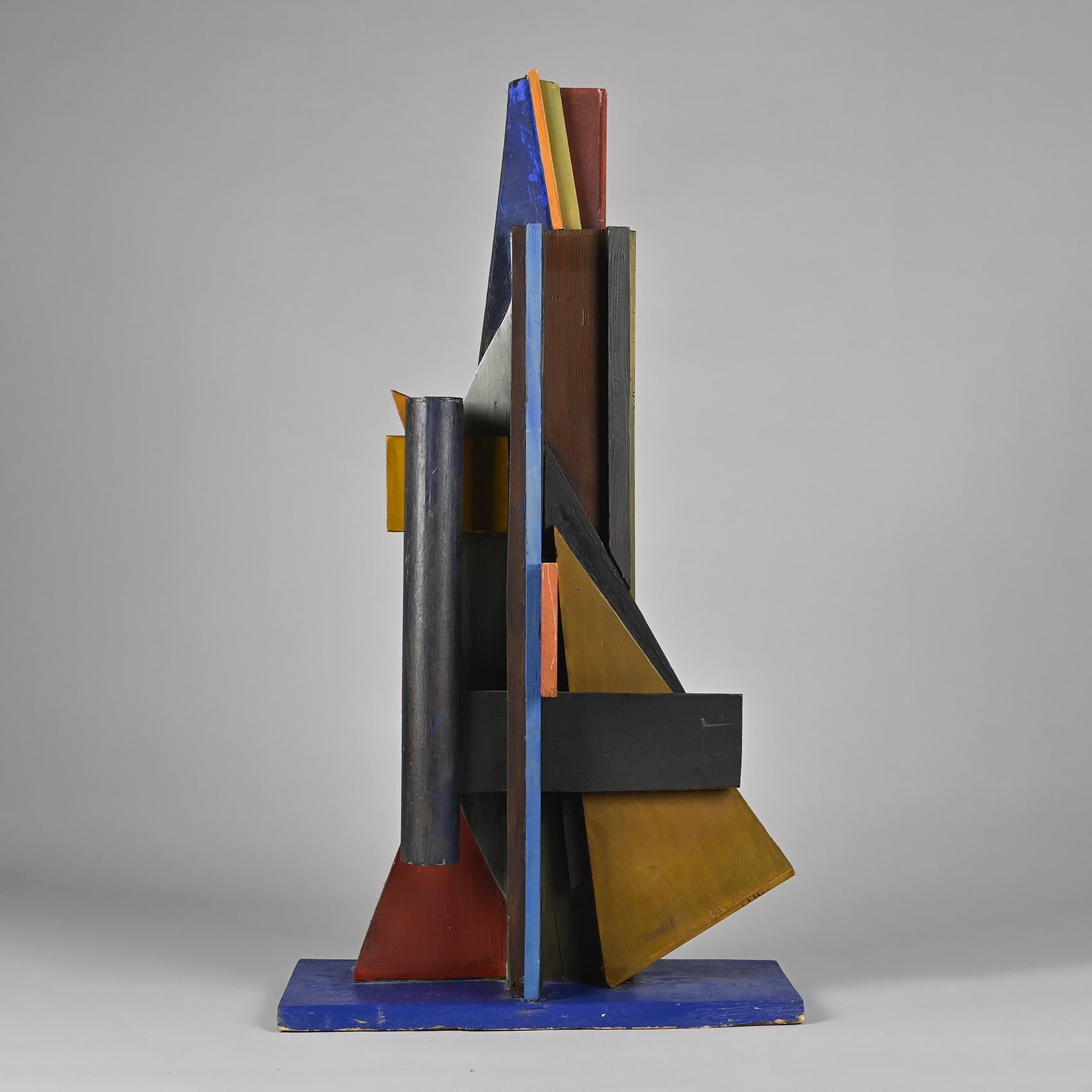 20ième siècle Composition abstraite d'Oscar Troneck