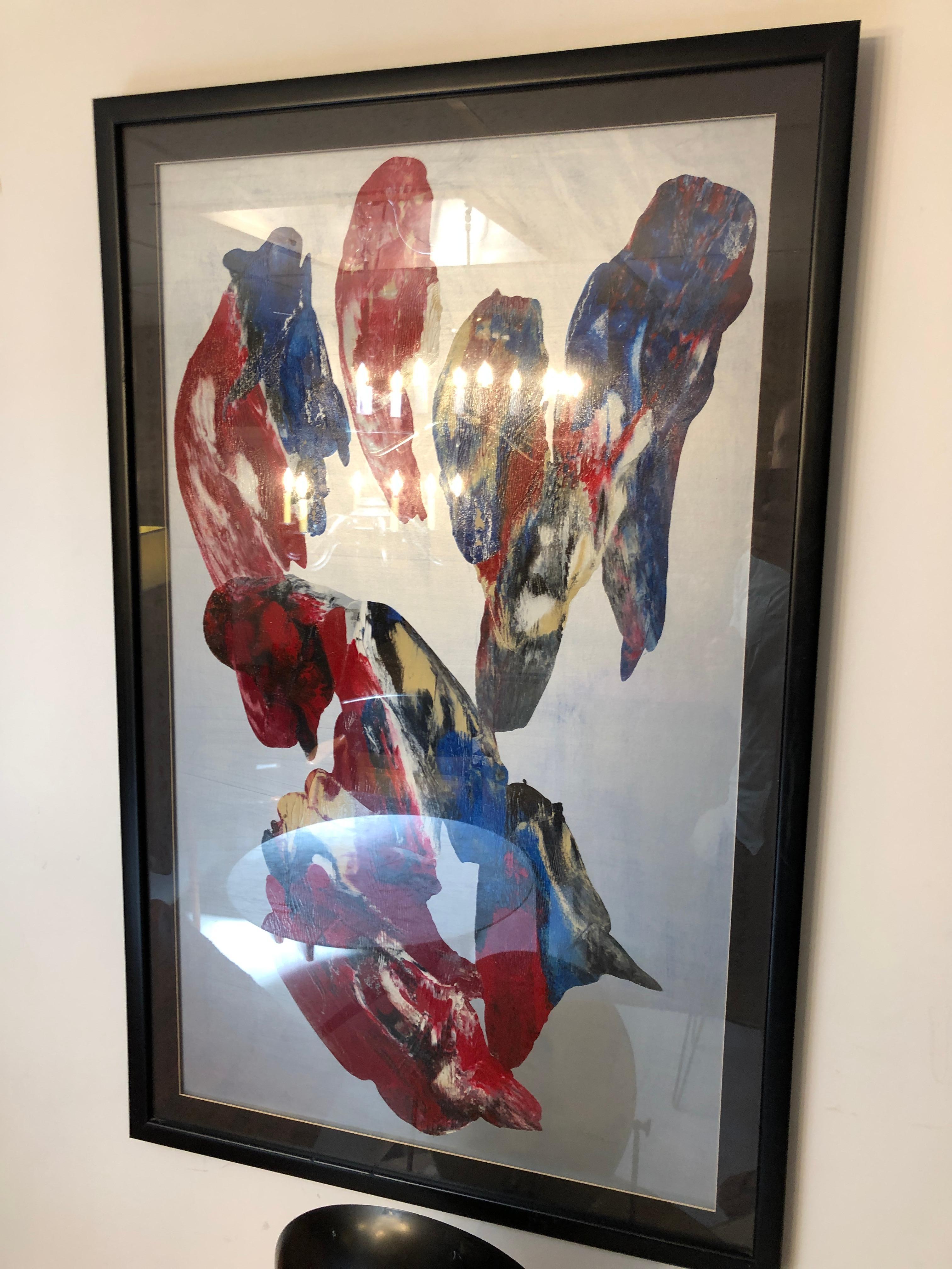 Abstract Composition by Phillippe Decelle In Good Condition For Sale In Brooklyn, NY