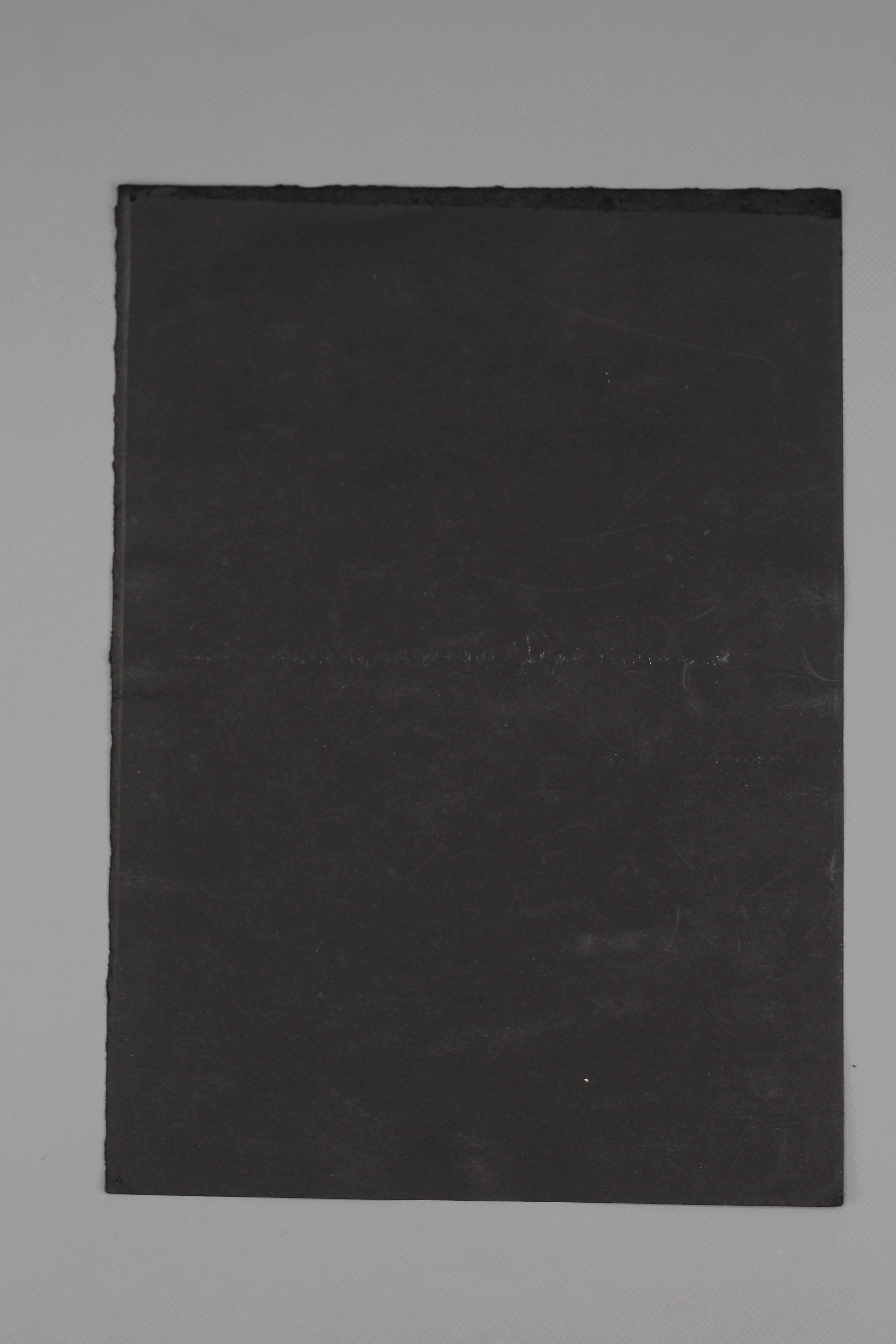 Composition abstraite, dessin sur papier noir de Fritz Klee, 1955 en vente 5